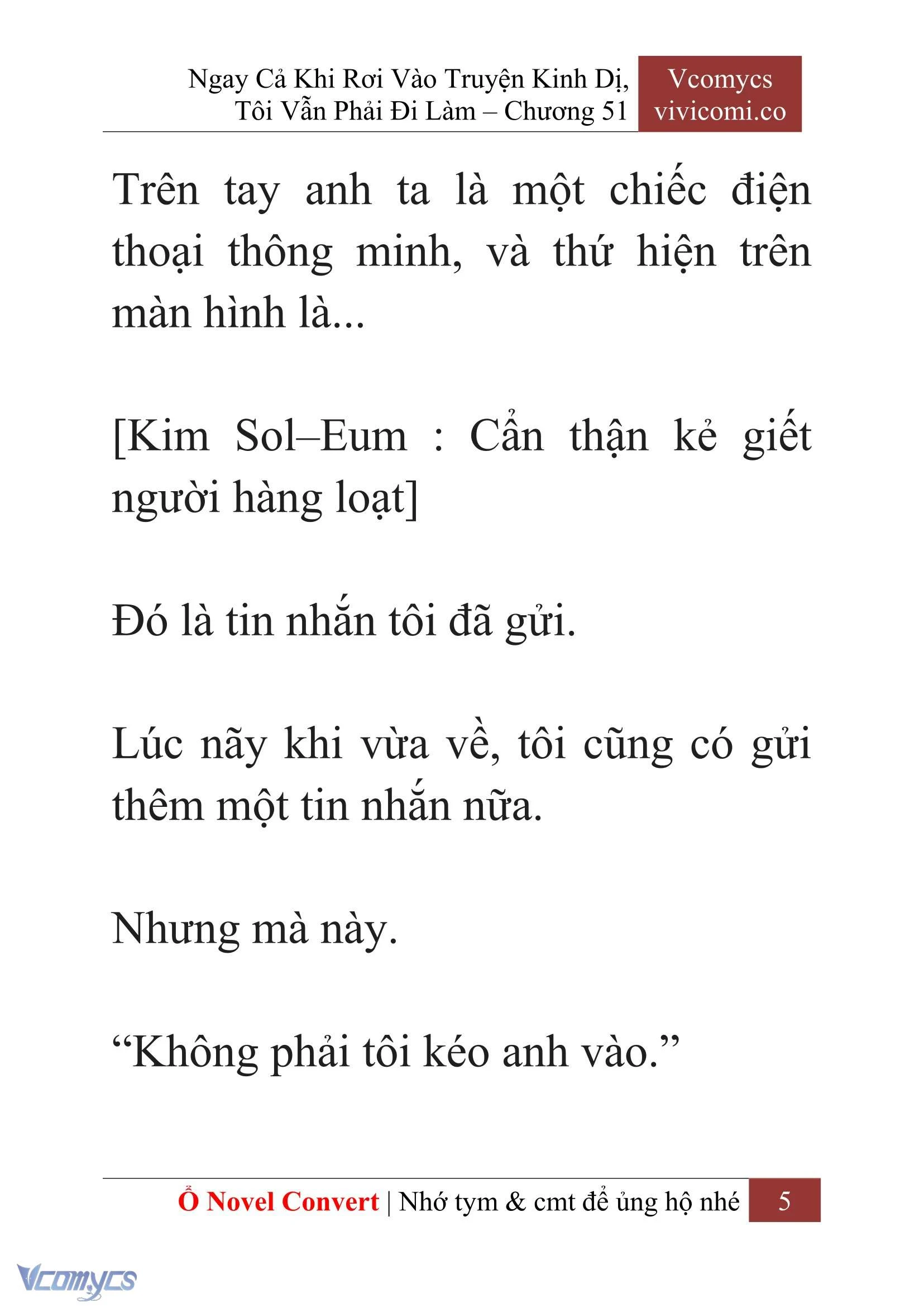 [Novel] Ngay Cả Khi Rơi Vào Truyện Kinh Dị, Tôi Vẫn Phải Đi Làm Chapter  51 - 7