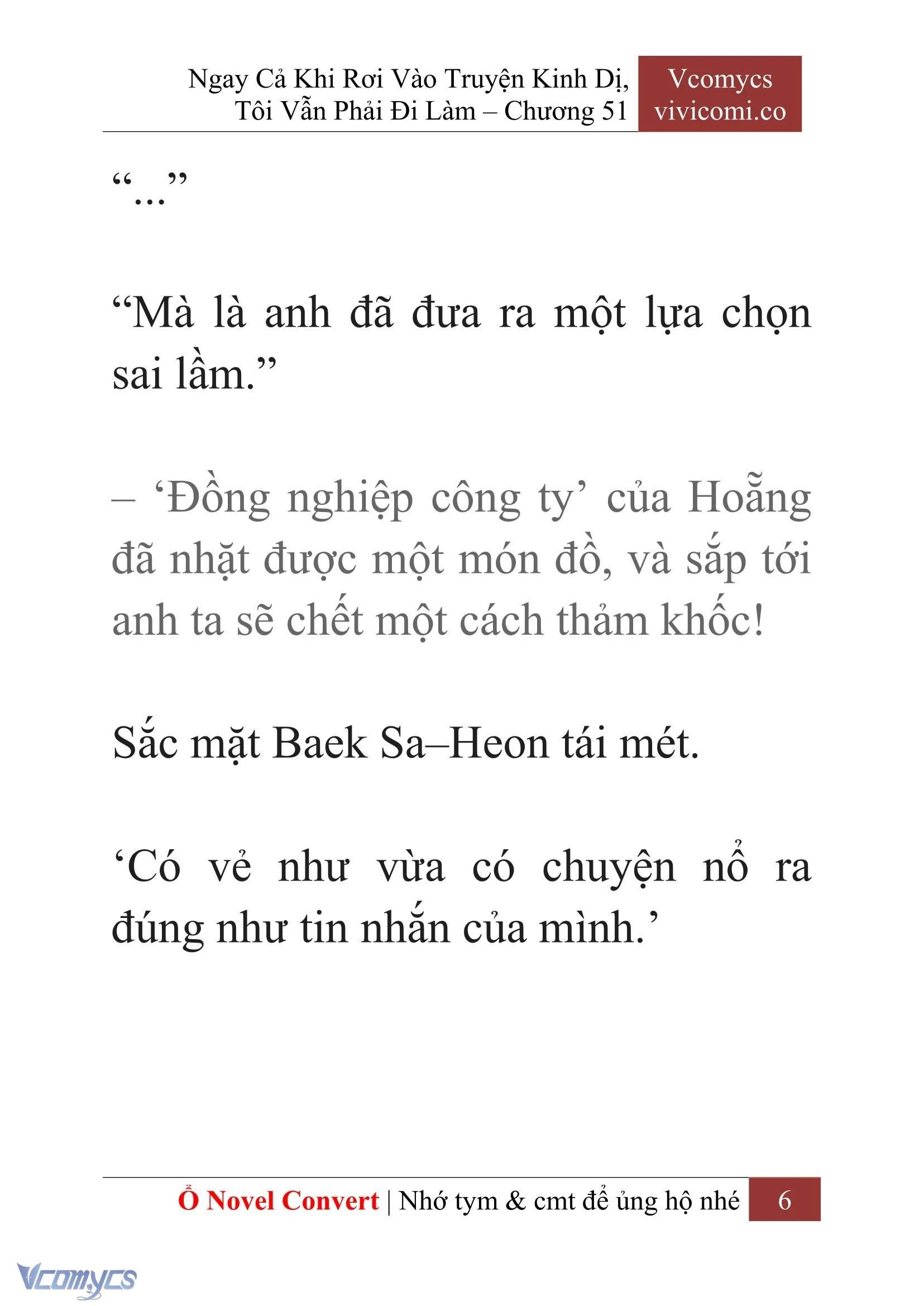 [Novel] Ngay Cả Khi Rơi Vào Truyện Kinh Dị, Tôi Vẫn Phải Đi Làm Chapter  51 - 8