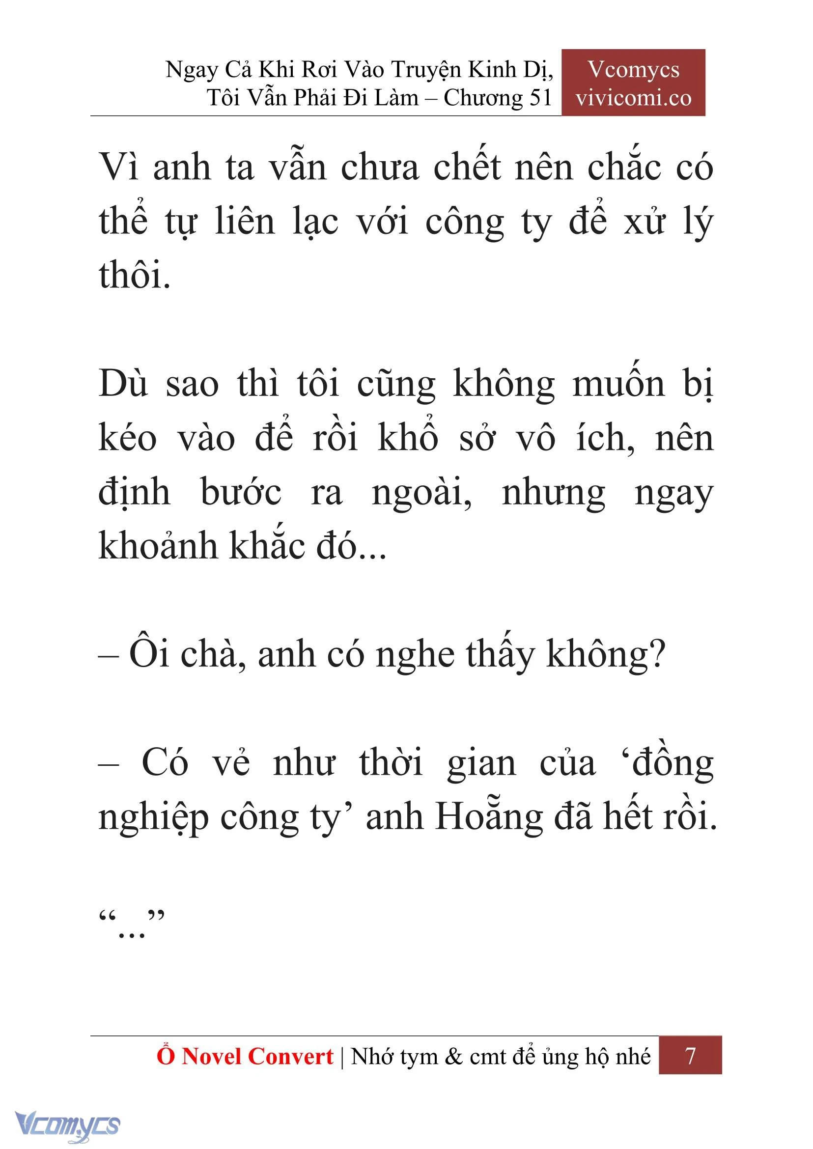 [Novel] Ngay Cả Khi Rơi Vào Truyện Kinh Dị, Tôi Vẫn Phải Đi Làm Chapter  51 - 9