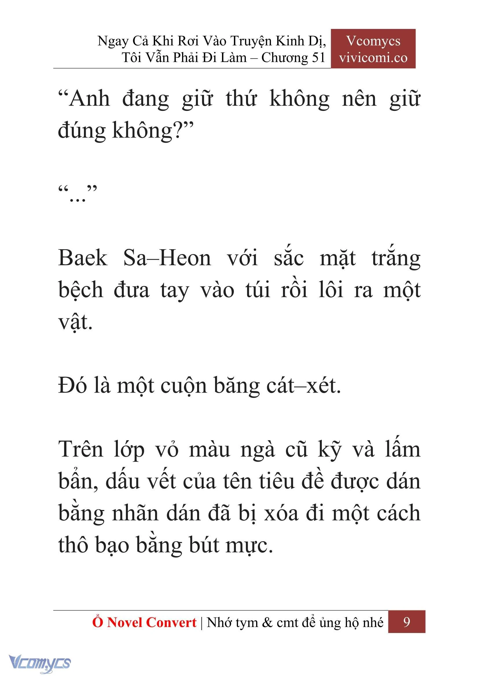 [Novel] Ngay Cả Khi Rơi Vào Truyện Kinh Dị, Tôi Vẫn Phải Đi Làm Chapter  51 - 11