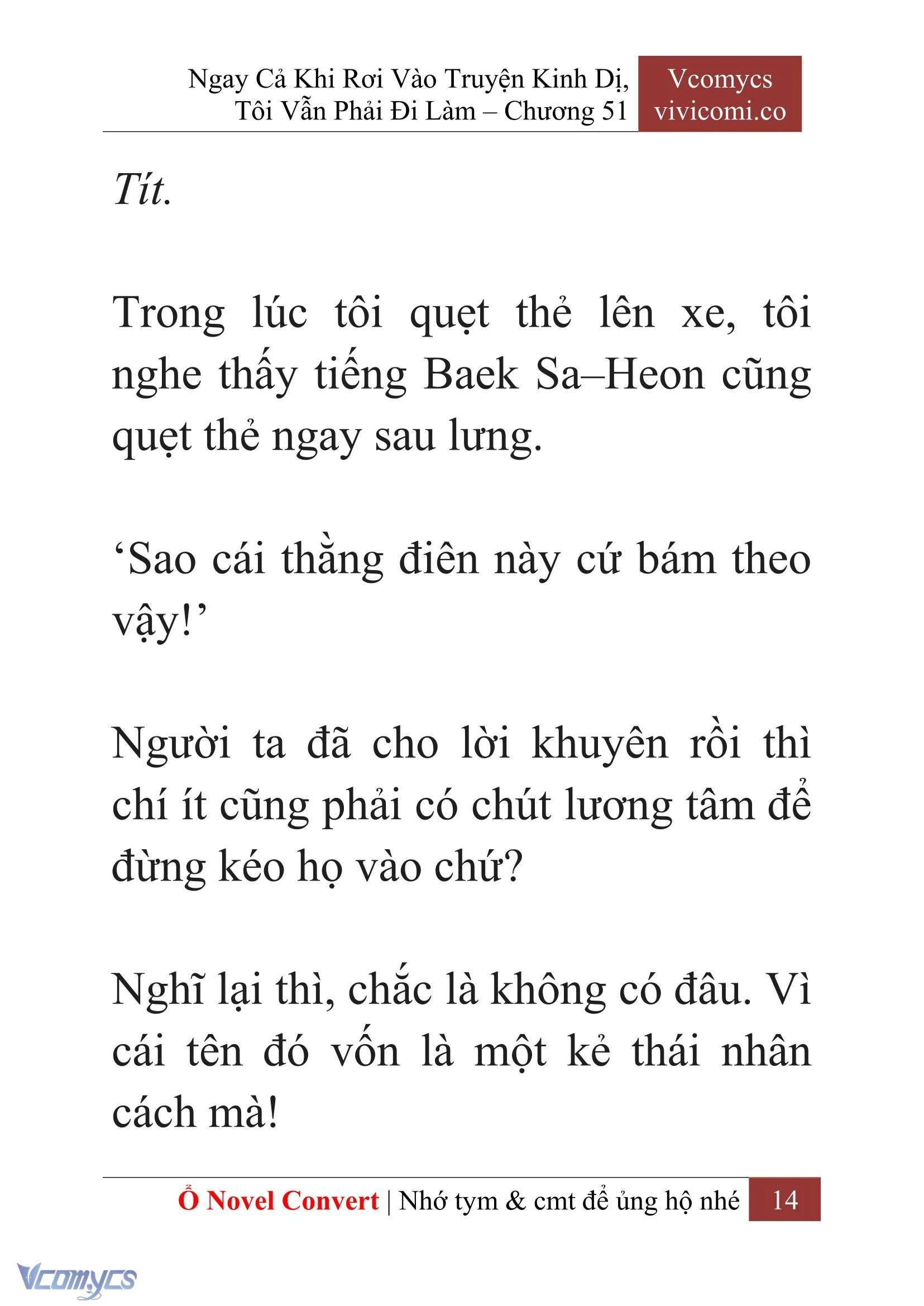 [Novel] Ngay Cả Khi Rơi Vào Truyện Kinh Dị, Tôi Vẫn Phải Đi Làm Chapter  51 - 16