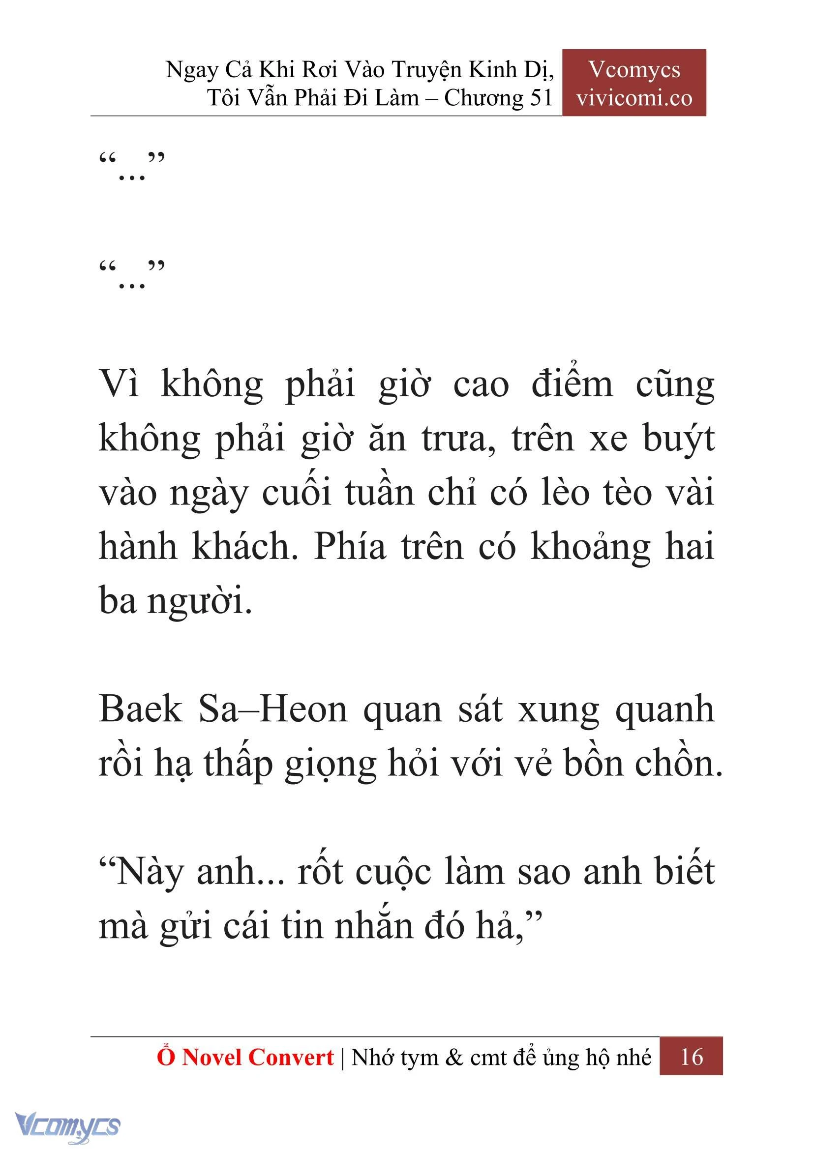[Novel] Ngay Cả Khi Rơi Vào Truyện Kinh Dị, Tôi Vẫn Phải Đi Làm Chapter  51 - 18
