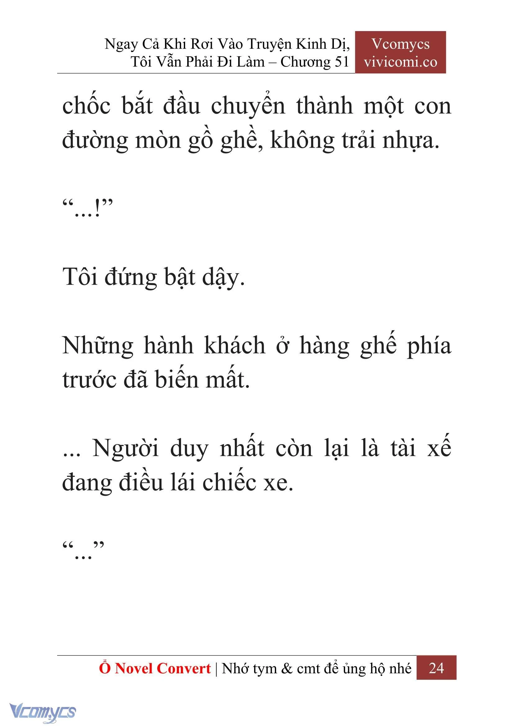[Novel] Ngay Cả Khi Rơi Vào Truyện Kinh Dị, Tôi Vẫn Phải Đi Làm Chapter  51 - 26