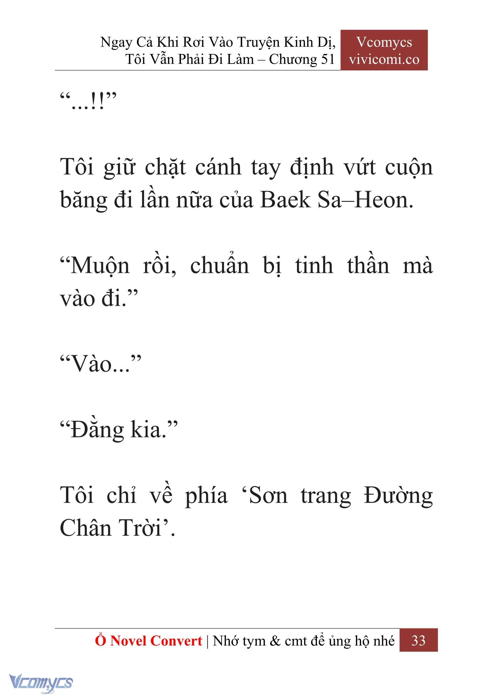 [Novel] Ngay Cả Khi Rơi Vào Truyện Kinh Dị, Tôi Vẫn Phải Đi Làm Chapter  51 - 35