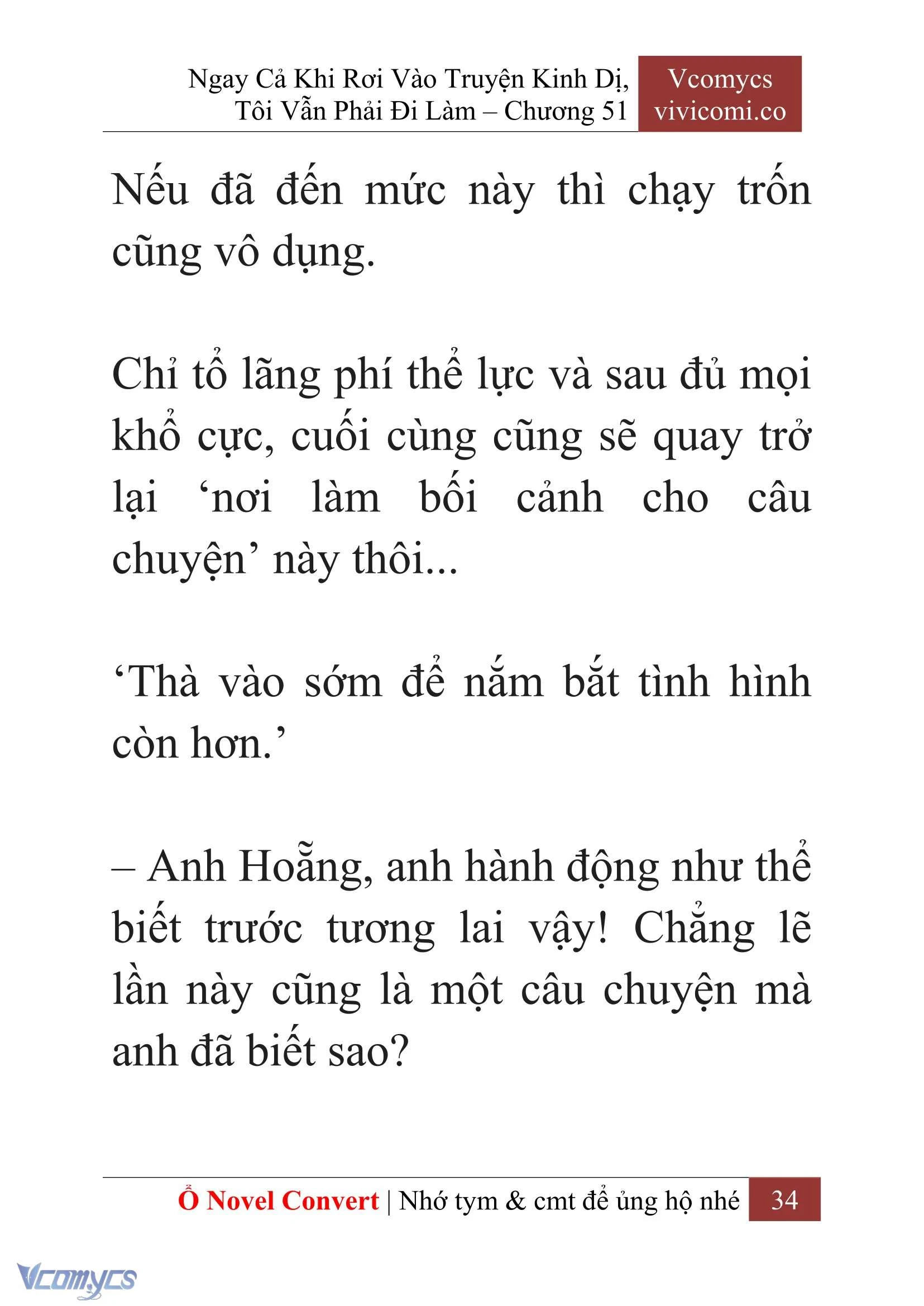 [Novel] Ngay Cả Khi Rơi Vào Truyện Kinh Dị, Tôi Vẫn Phải Đi Làm Chapter  51 - 36
