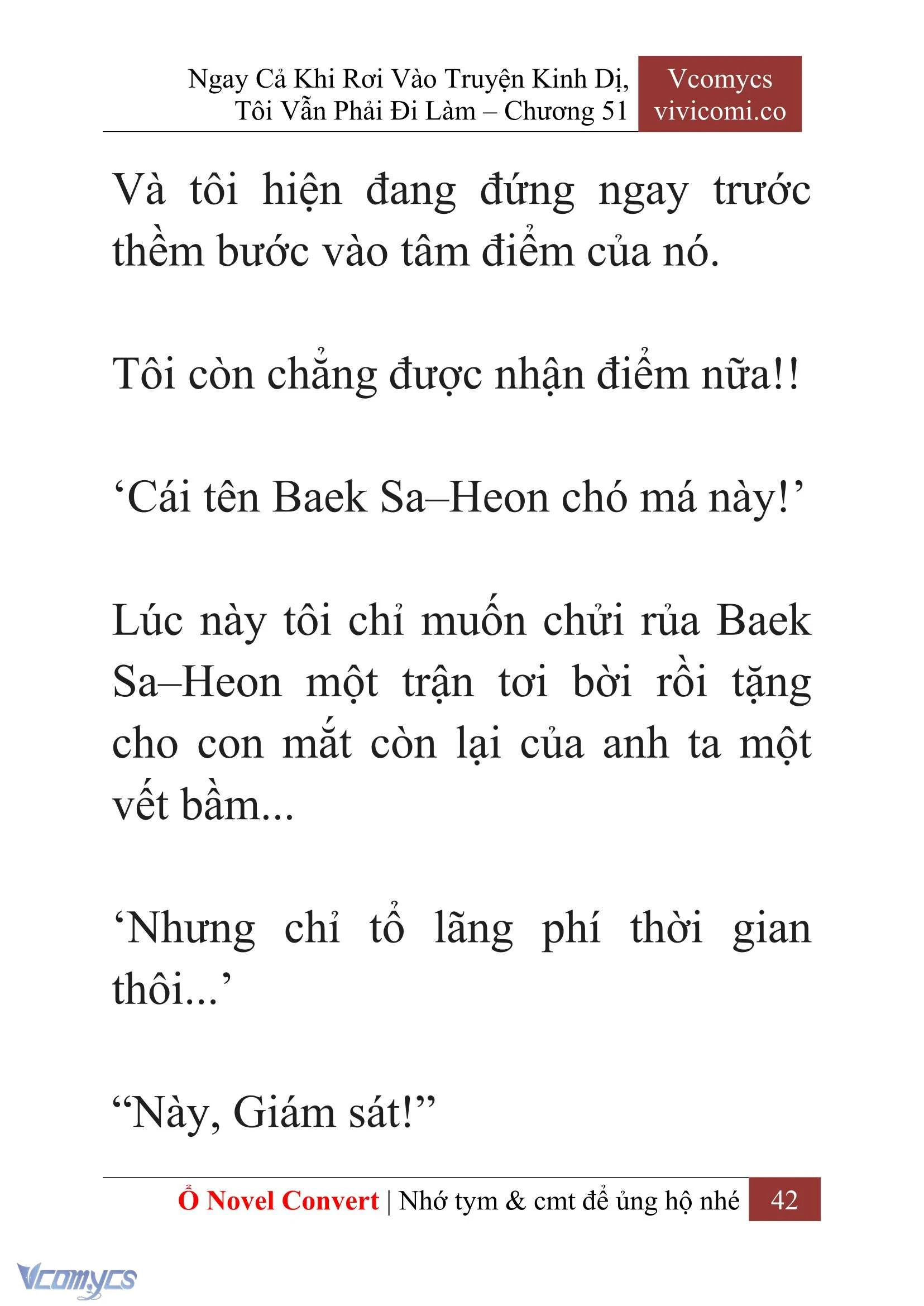 [Novel] Ngay Cả Khi Rơi Vào Truyện Kinh Dị, Tôi Vẫn Phải Đi Làm Chapter  51 - 44