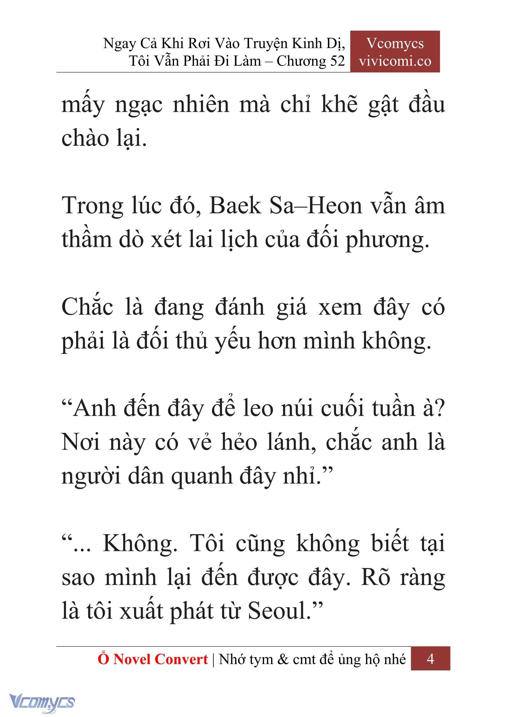 [Novel] Ngay Cả Khi Rơi Vào Truyện Kinh Dị, Tôi Vẫn Phải Đi Làm Chapter  52 - 6