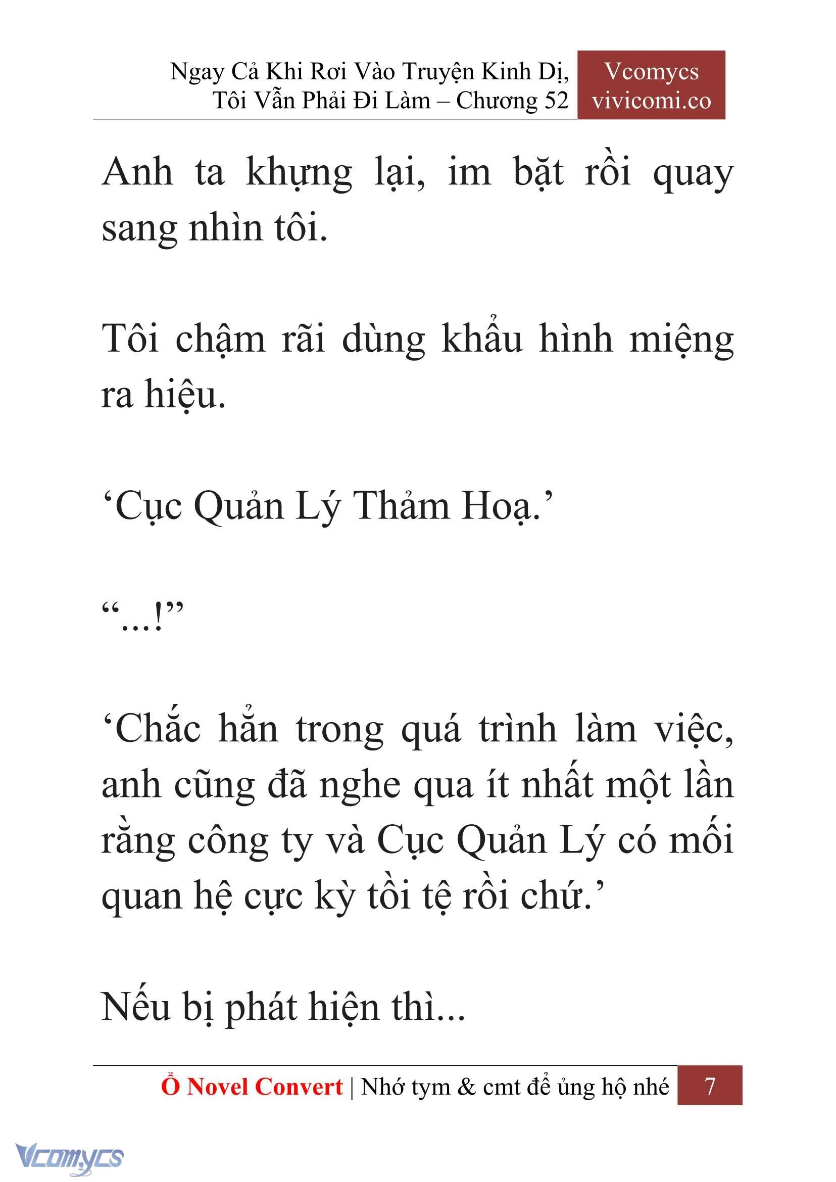 [Novel] Ngay Cả Khi Rơi Vào Truyện Kinh Dị, Tôi Vẫn Phải Đi Làm Chapter  52 - 9