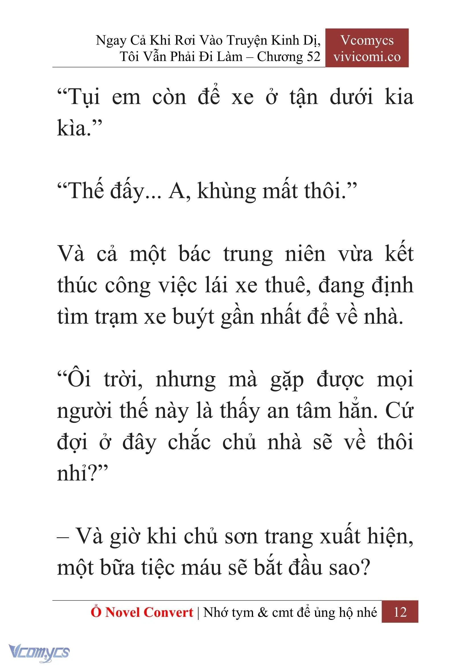 [Novel] Ngay Cả Khi Rơi Vào Truyện Kinh Dị, Tôi Vẫn Phải Đi Làm Chapter  52 - 14