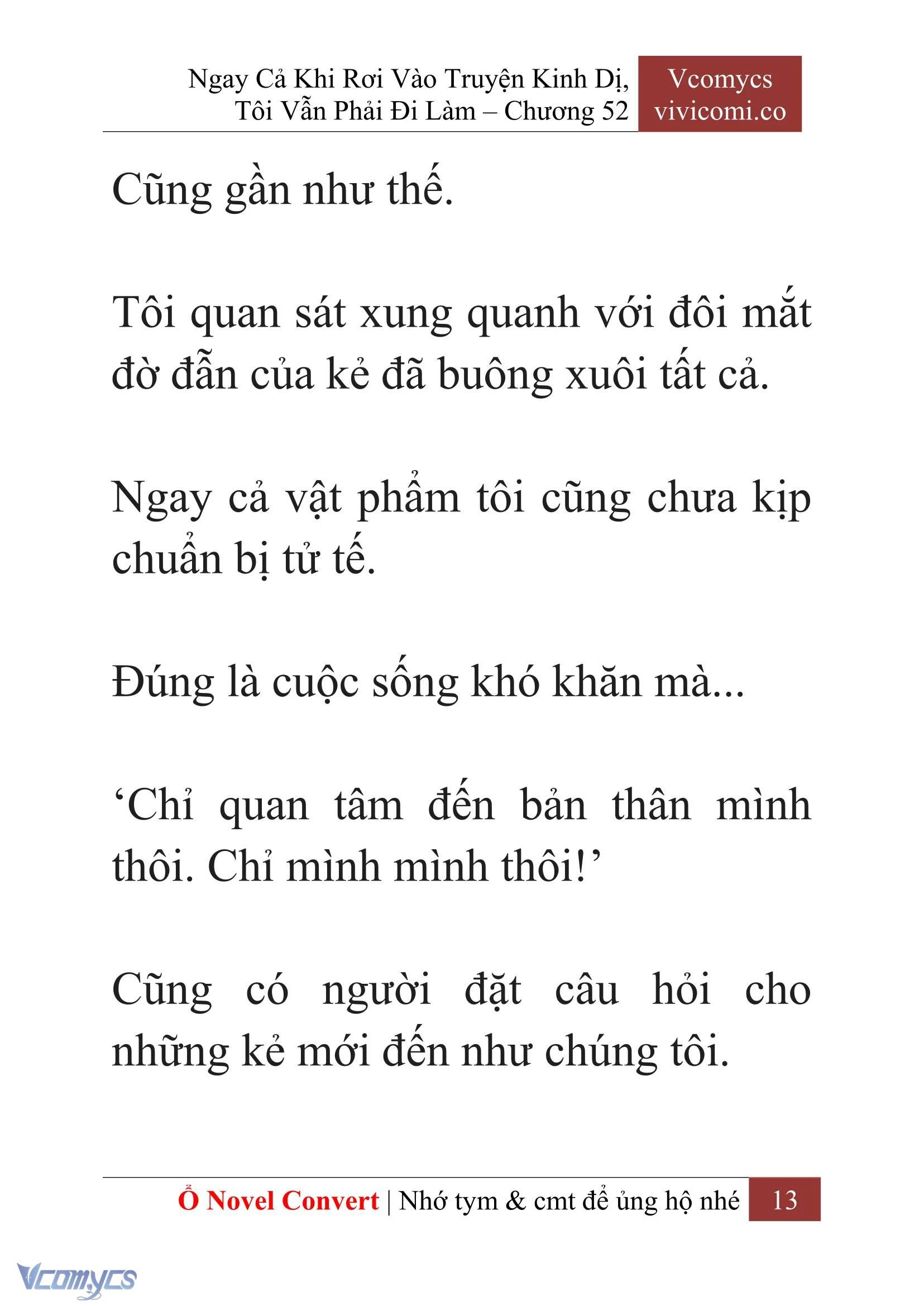 [Novel] Ngay Cả Khi Rơi Vào Truyện Kinh Dị, Tôi Vẫn Phải Đi Làm Chapter  52 - 15