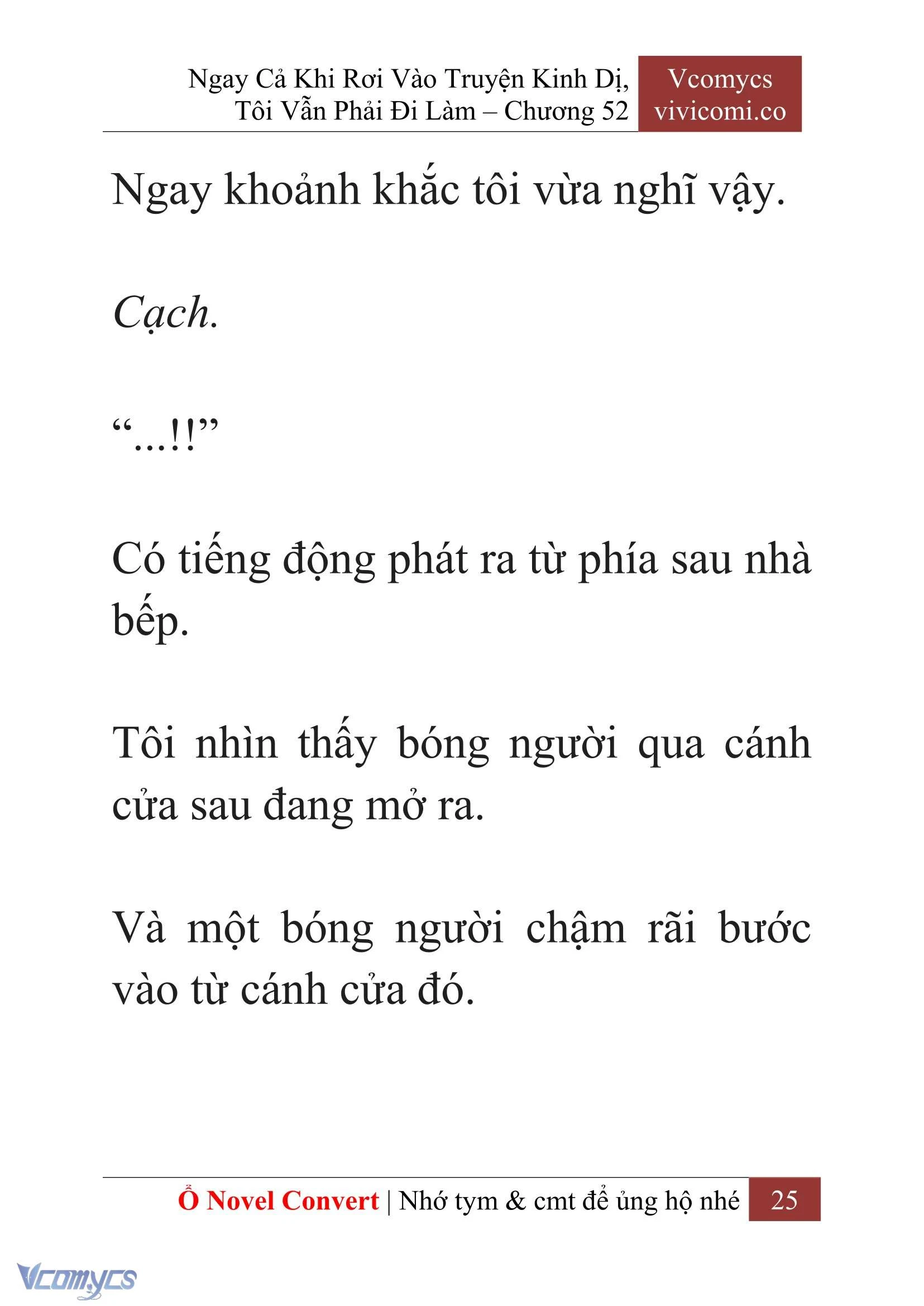 [Novel] Ngay Cả Khi Rơi Vào Truyện Kinh Dị, Tôi Vẫn Phải Đi Làm Chapter  52 - 27