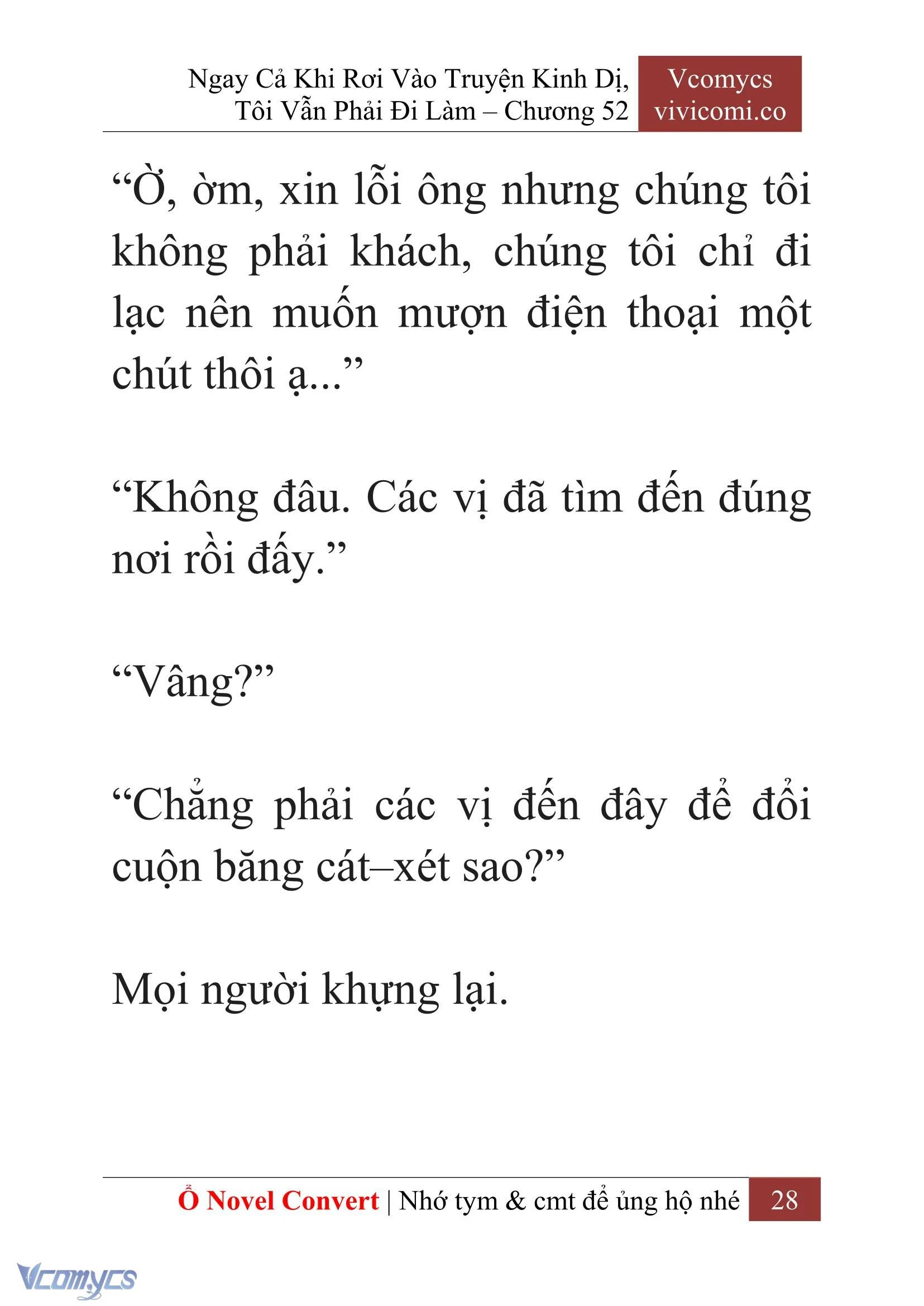 [Novel] Ngay Cả Khi Rơi Vào Truyện Kinh Dị, Tôi Vẫn Phải Đi Làm Chapter  52 - 30