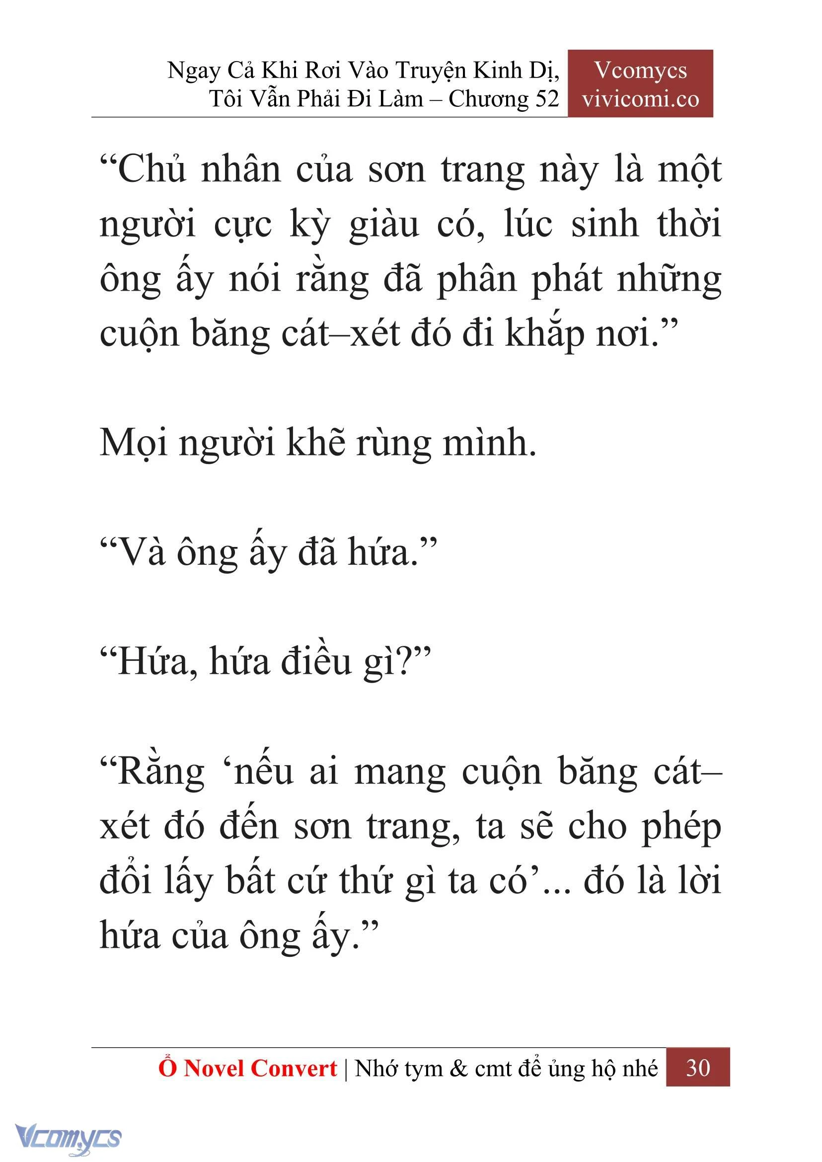 [Novel] Ngay Cả Khi Rơi Vào Truyện Kinh Dị, Tôi Vẫn Phải Đi Làm Chapter  52 - 32
