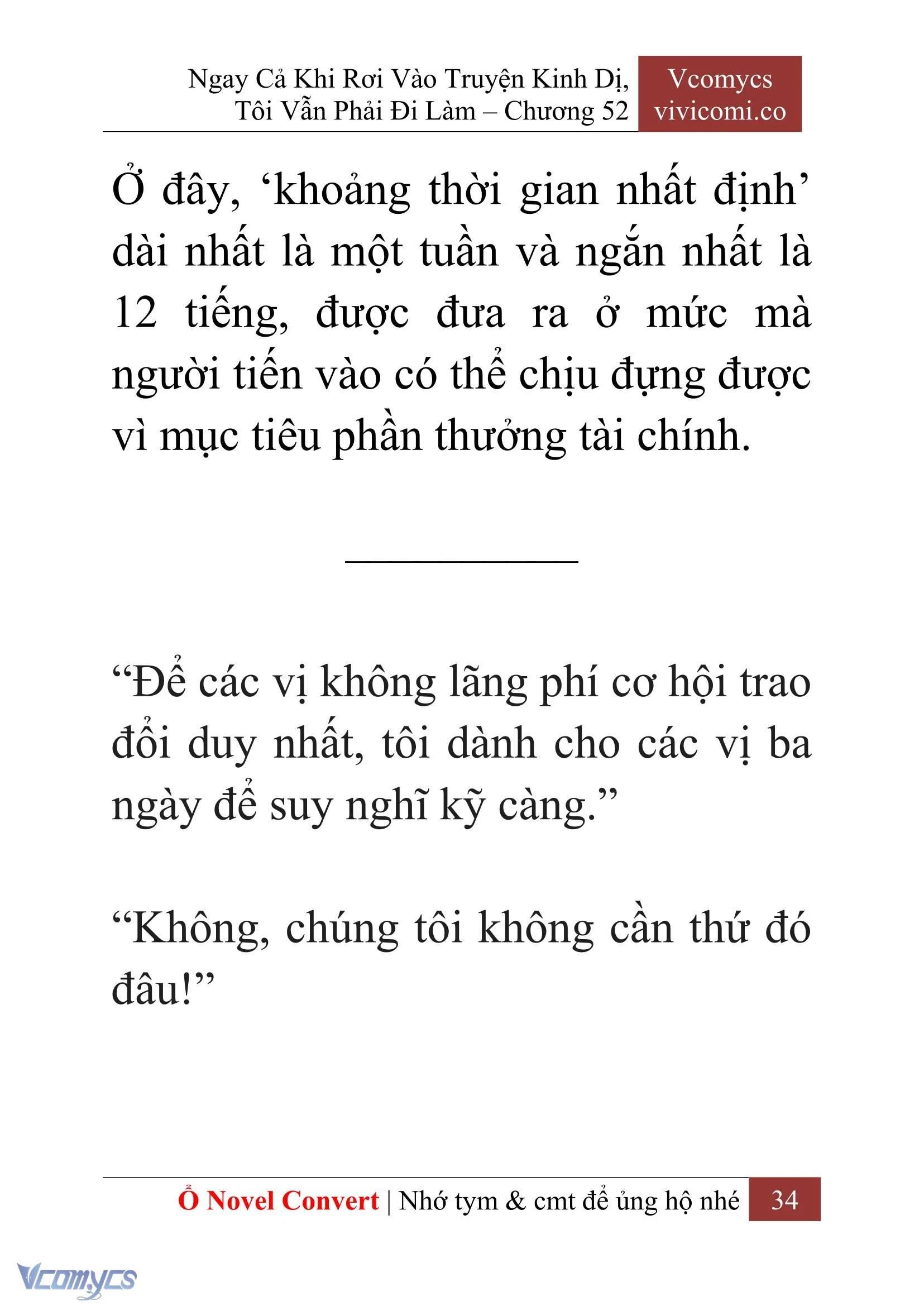 [Novel] Ngay Cả Khi Rơi Vào Truyện Kinh Dị, Tôi Vẫn Phải Đi Làm Chapter  52 - 36