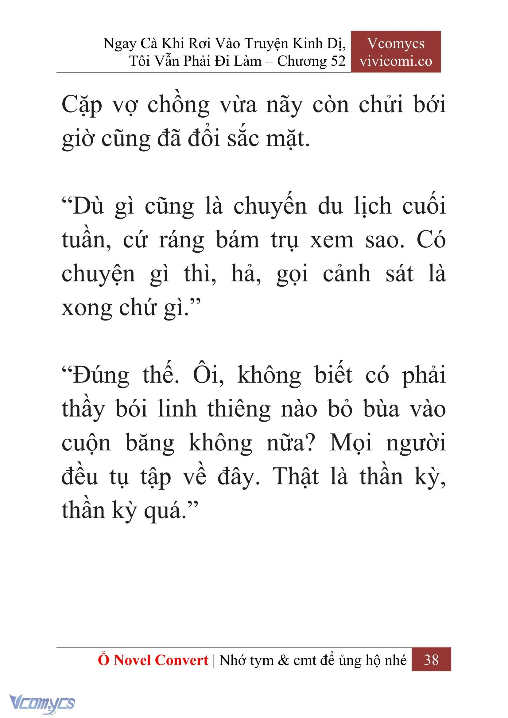 [Novel] Ngay Cả Khi Rơi Vào Truyện Kinh Dị, Tôi Vẫn Phải Đi Làm Chapter  52 - 40