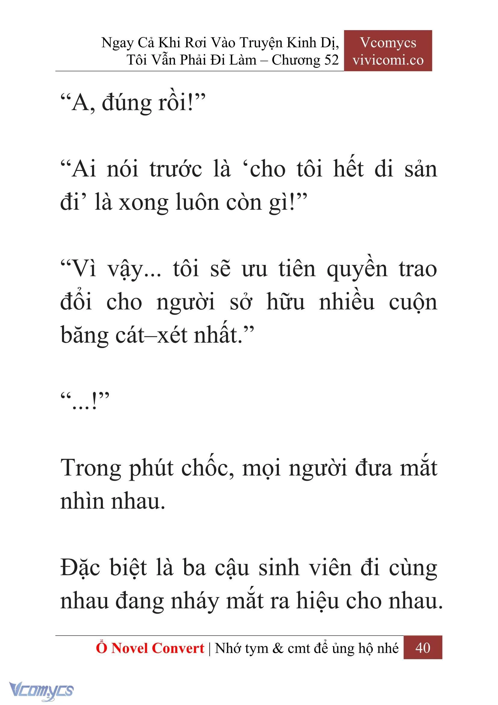 [Novel] Ngay Cả Khi Rơi Vào Truyện Kinh Dị, Tôi Vẫn Phải Đi Làm Chapter  52 - 42