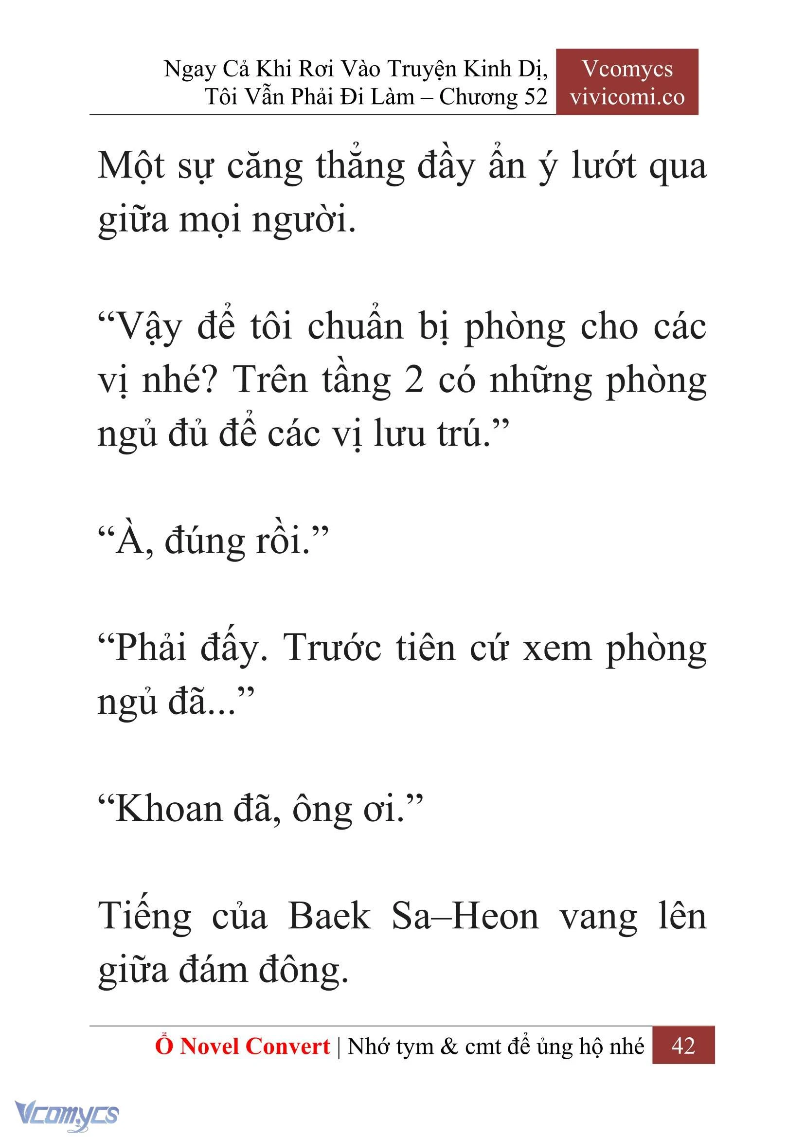 [Novel] Ngay Cả Khi Rơi Vào Truyện Kinh Dị, Tôi Vẫn Phải Đi Làm Chapter  52 - 44