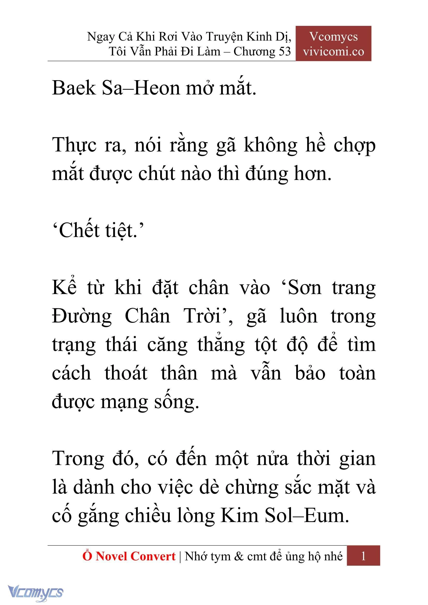 [Novel] Ngay Cả Khi Rơi Vào Truyện Kinh Dị, Tôi Vẫn Phải Đi Làm Chapter  53 - 3
