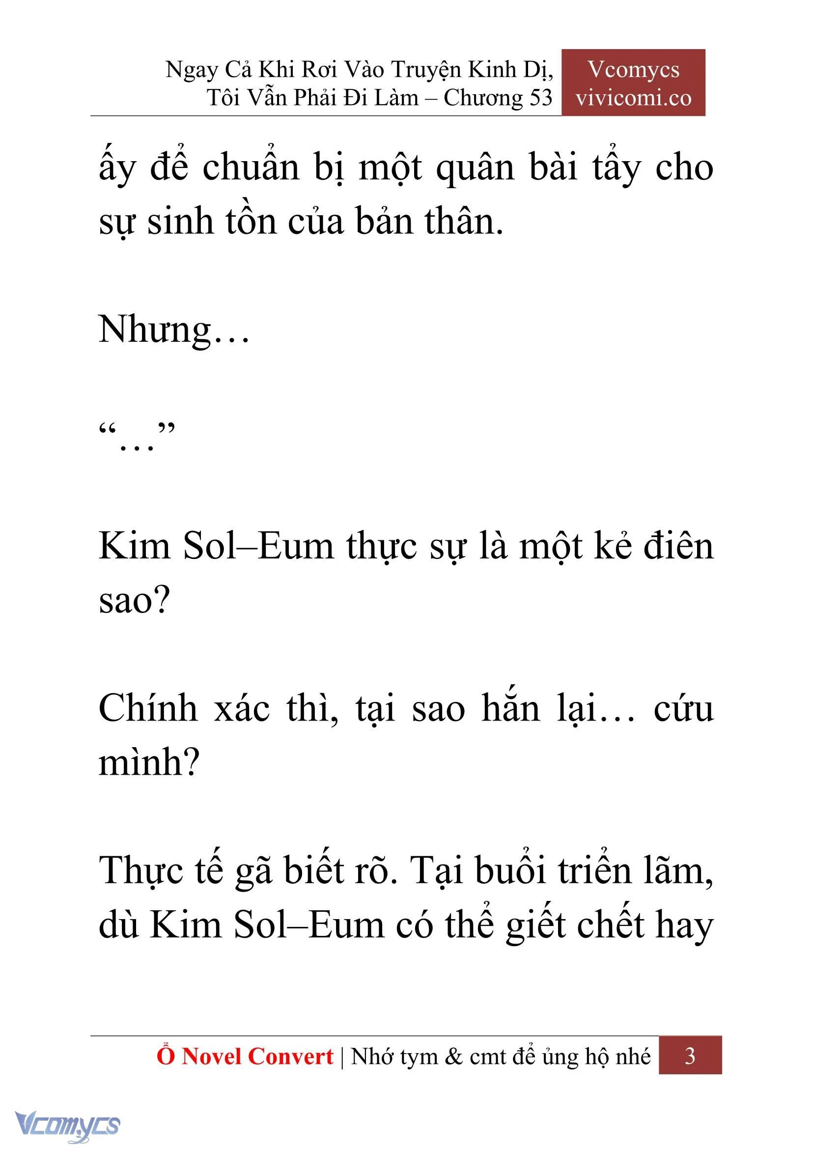 [Novel] Ngay Cả Khi Rơi Vào Truyện Kinh Dị, Tôi Vẫn Phải Đi Làm Chapter  53 - 5