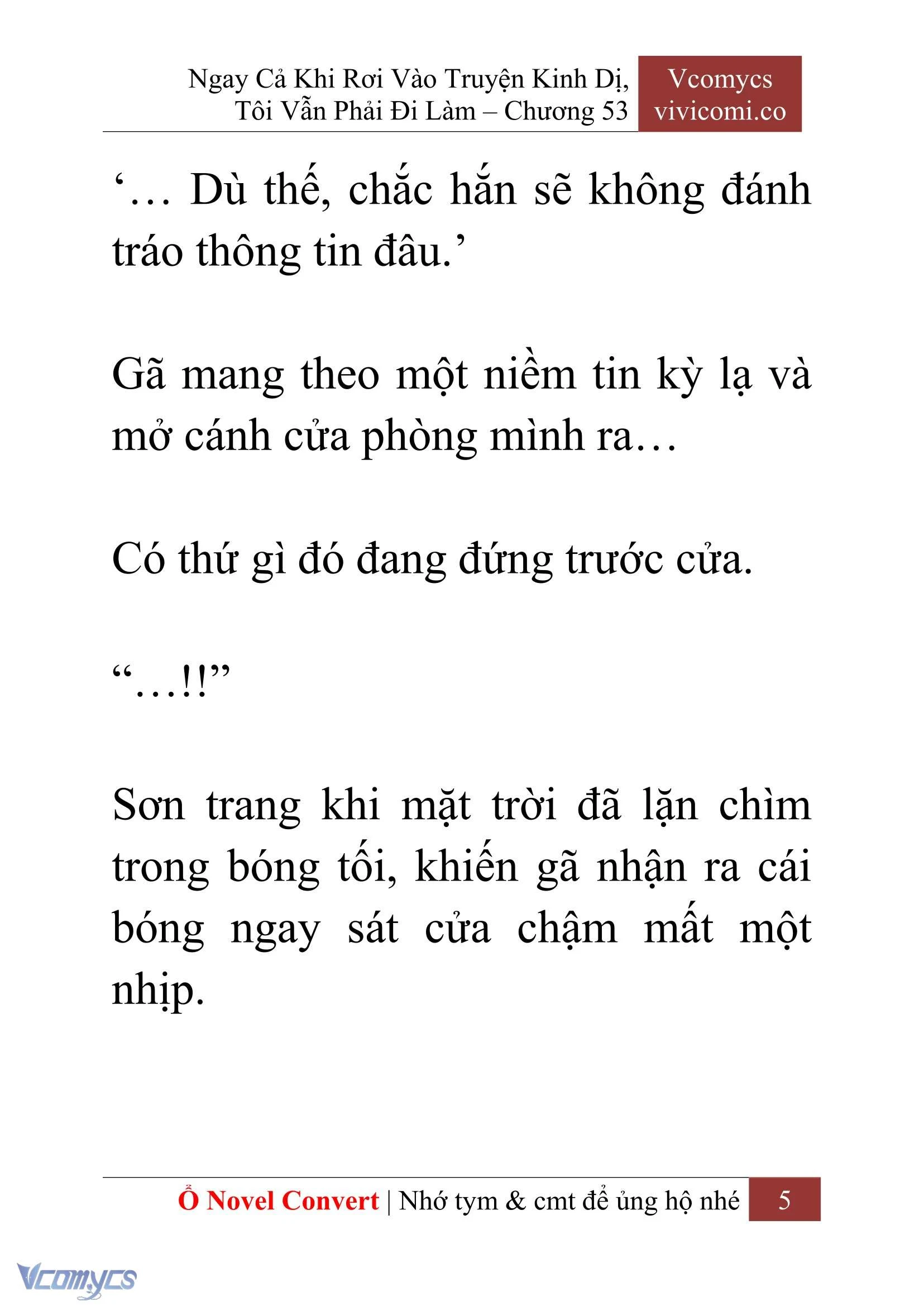 [Novel] Ngay Cả Khi Rơi Vào Truyện Kinh Dị, Tôi Vẫn Phải Đi Làm Chapter  53 - 7