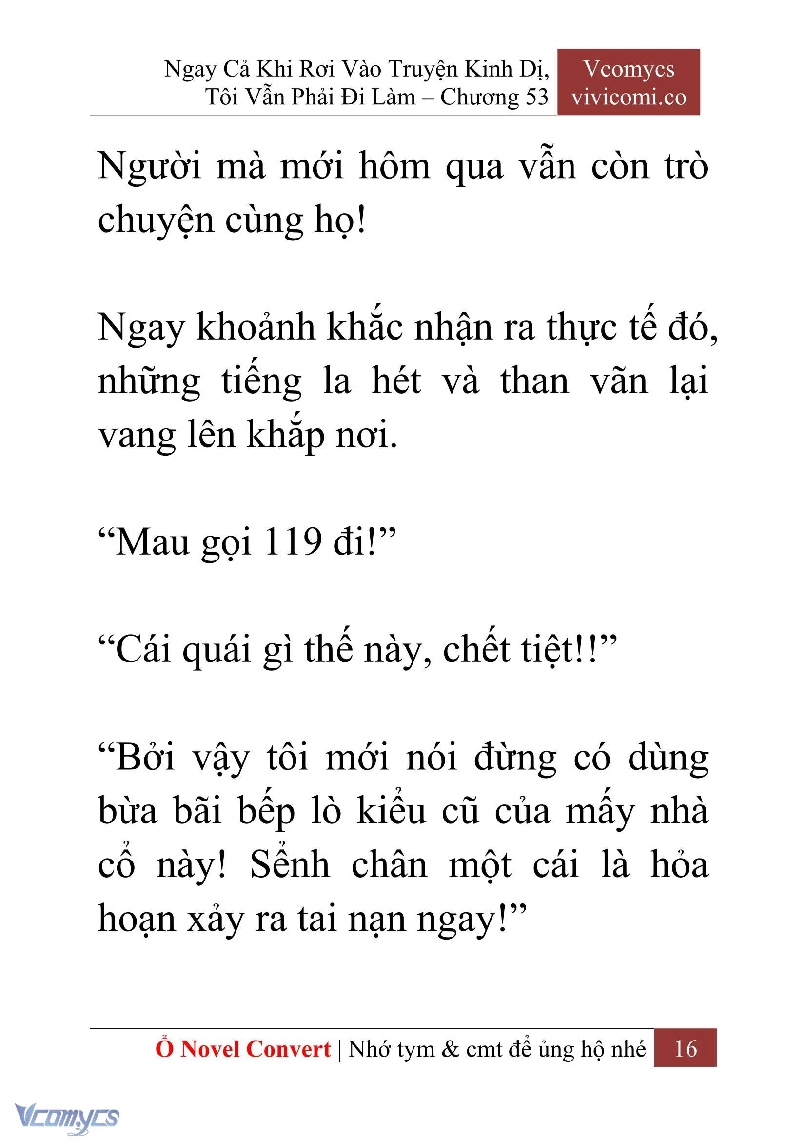 [Novel] Ngay Cả Khi Rơi Vào Truyện Kinh Dị, Tôi Vẫn Phải Đi Làm Chapter  53 - 18