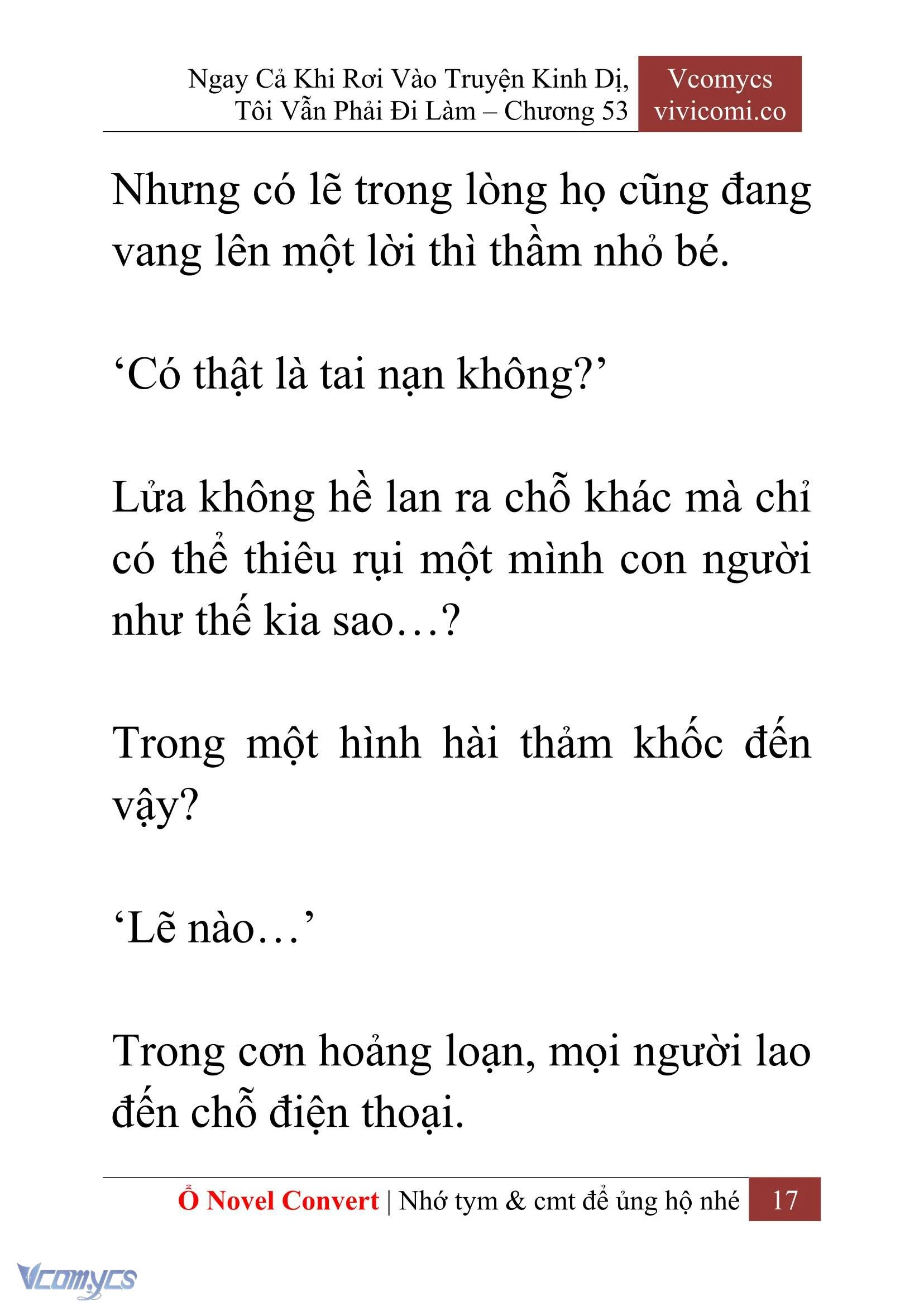 [Novel] Ngay Cả Khi Rơi Vào Truyện Kinh Dị, Tôi Vẫn Phải Đi Làm Chapter  53 - 19