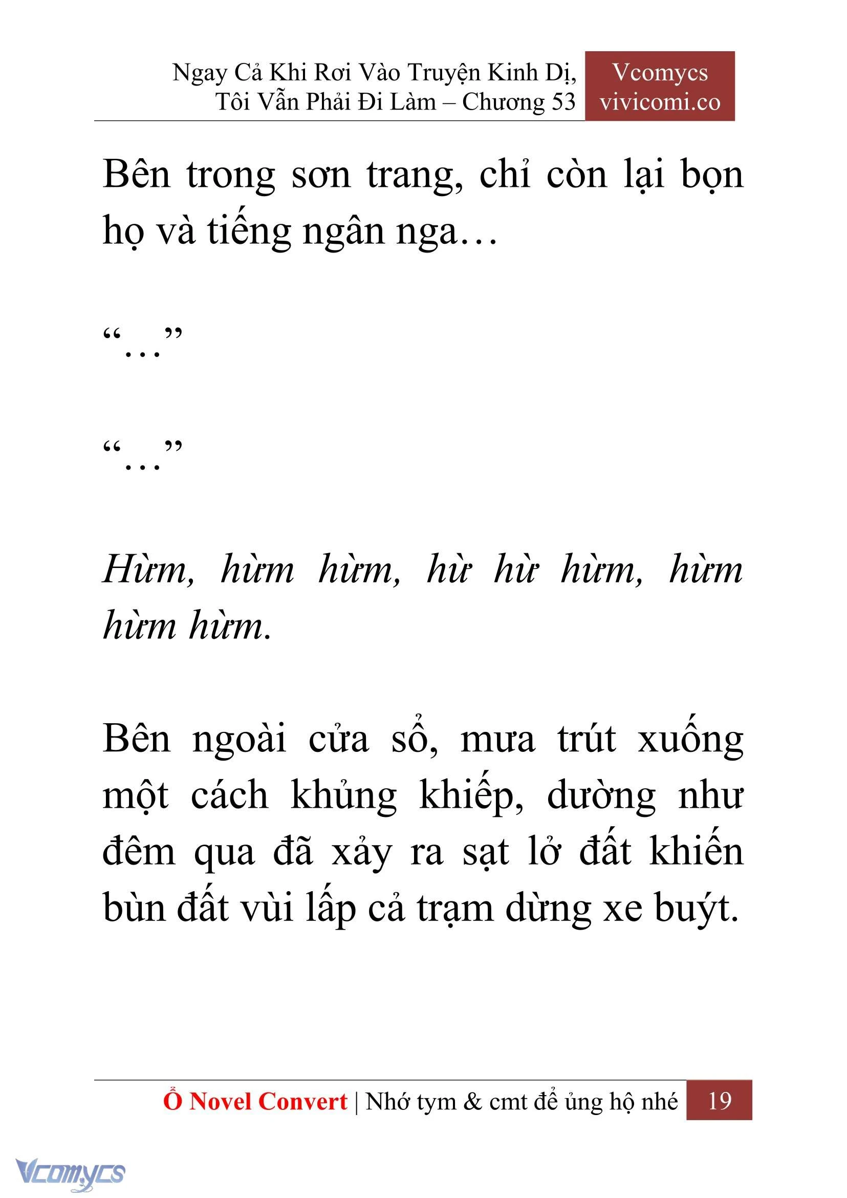 [Novel] Ngay Cả Khi Rơi Vào Truyện Kinh Dị, Tôi Vẫn Phải Đi Làm Chapter  53 - 21