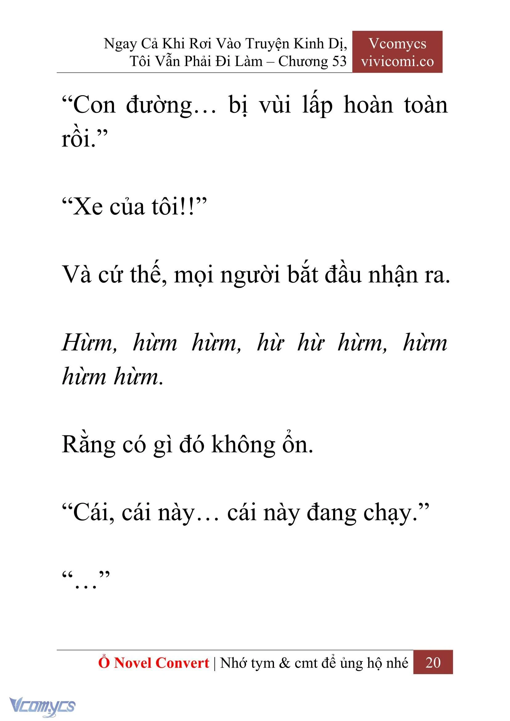 [Novel] Ngay Cả Khi Rơi Vào Truyện Kinh Dị, Tôi Vẫn Phải Đi Làm Chapter  53 - 22