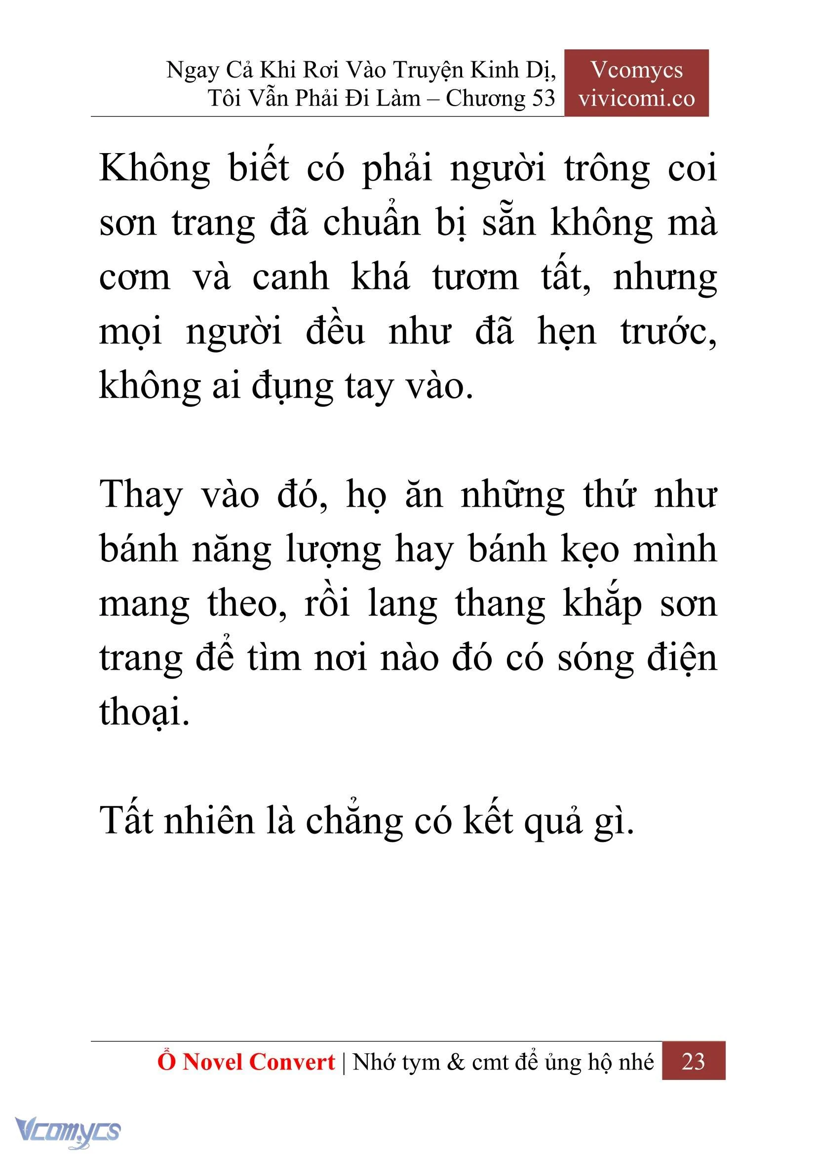 [Novel] Ngay Cả Khi Rơi Vào Truyện Kinh Dị, Tôi Vẫn Phải Đi Làm Chapter  53 - 25