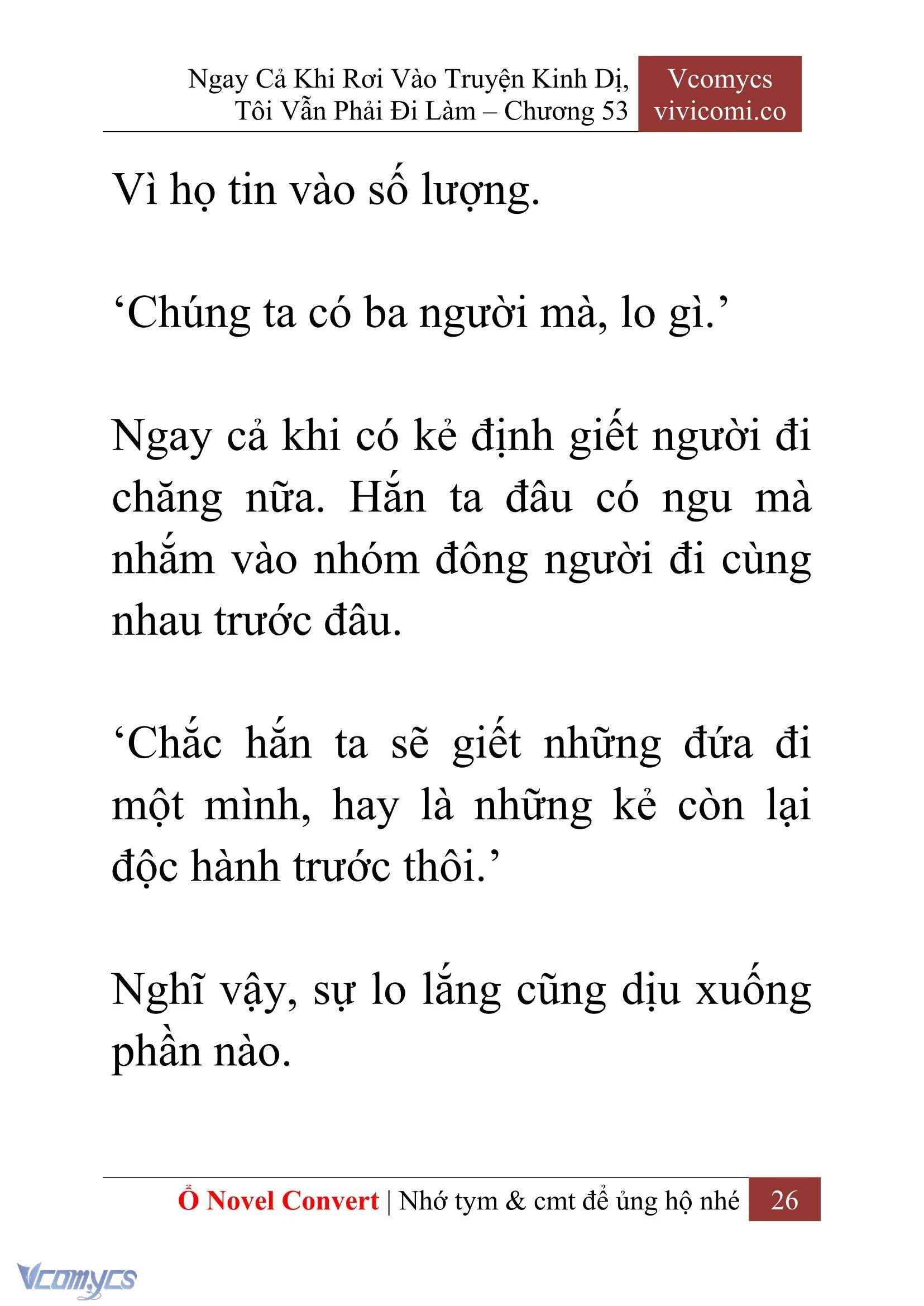 [Novel] Ngay Cả Khi Rơi Vào Truyện Kinh Dị, Tôi Vẫn Phải Đi Làm Chapter  53 - 28