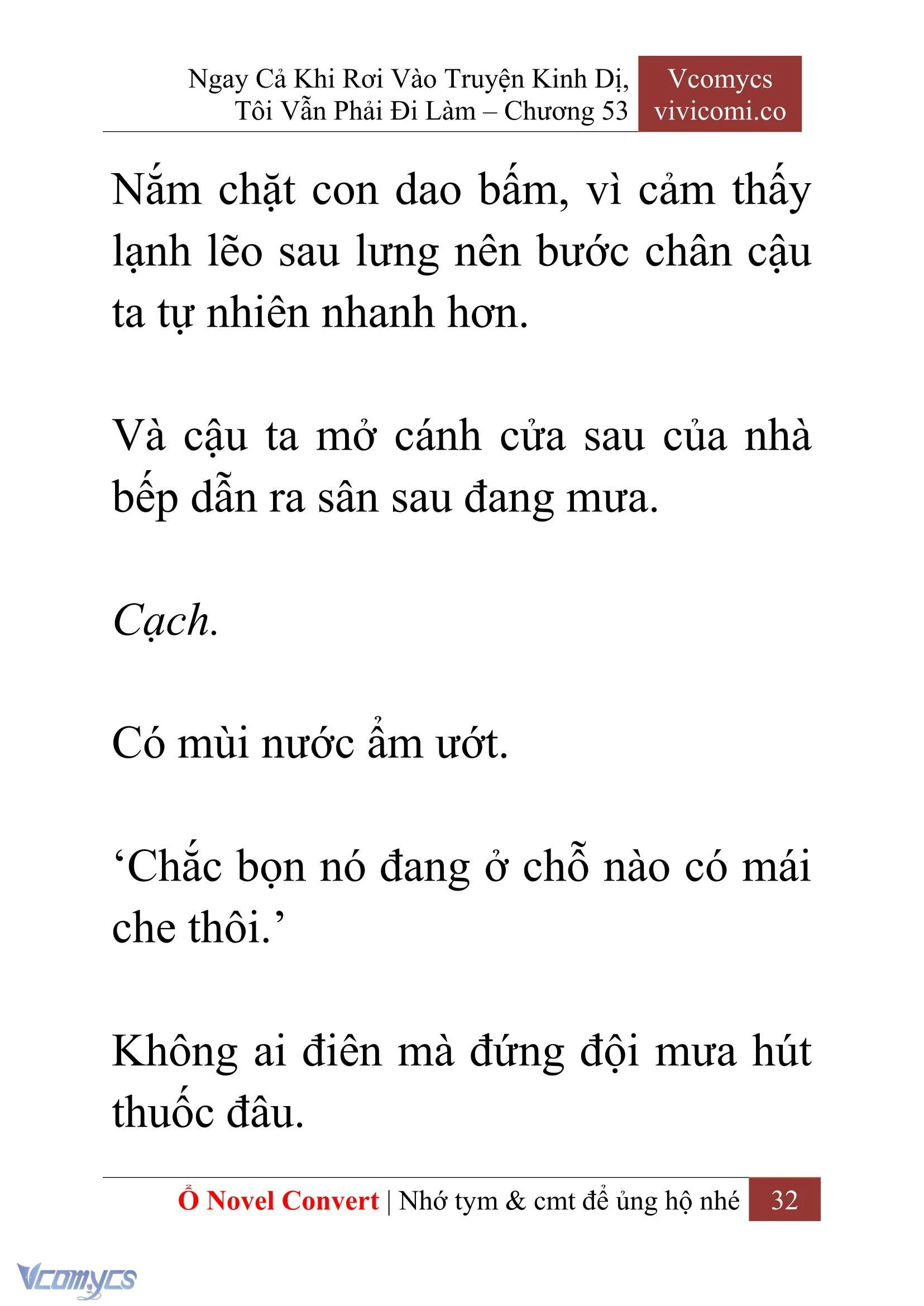 [Novel] Ngay Cả Khi Rơi Vào Truyện Kinh Dị, Tôi Vẫn Phải Đi Làm Chapter  53 - 34