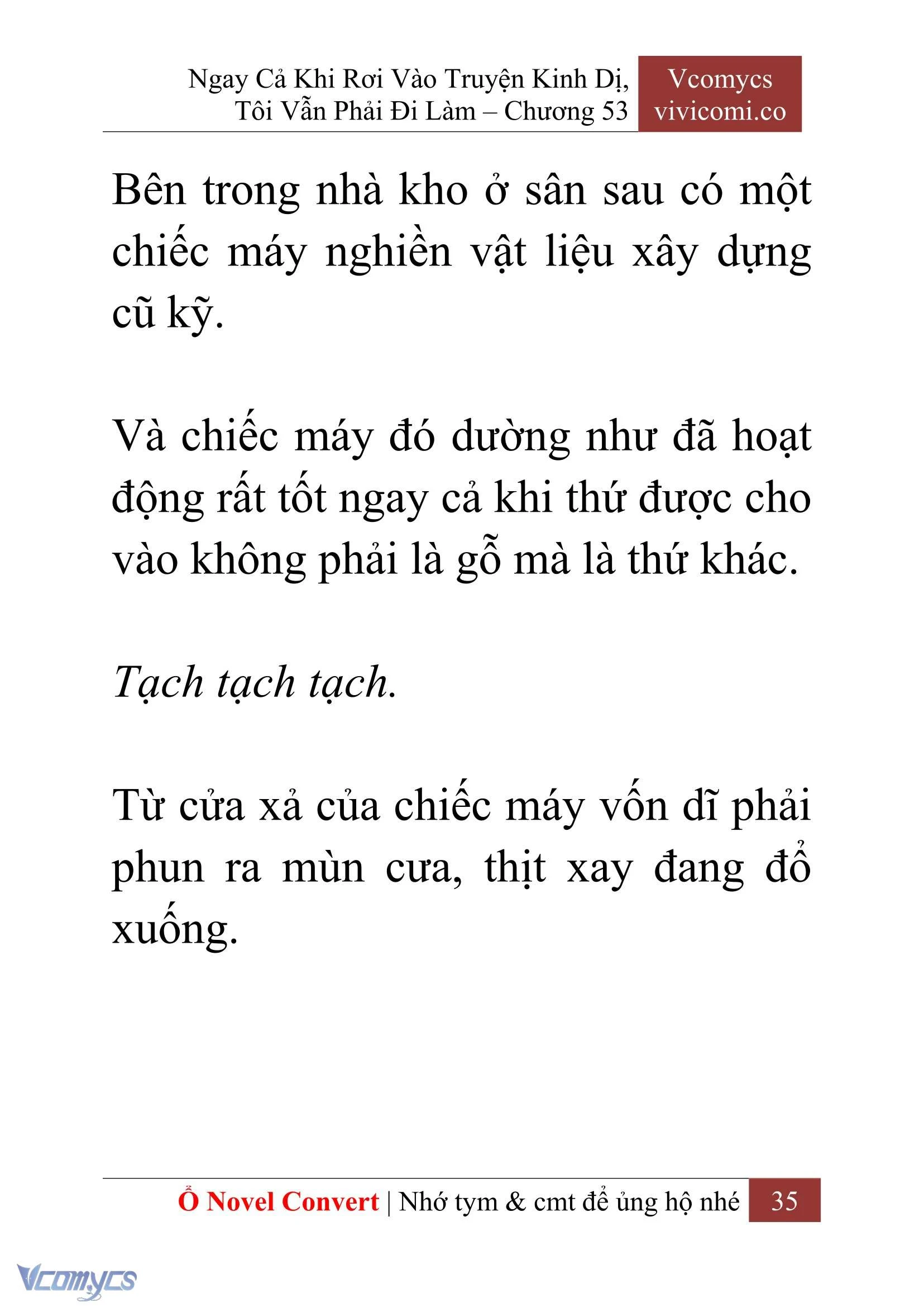 [Novel] Ngay Cả Khi Rơi Vào Truyện Kinh Dị, Tôi Vẫn Phải Đi Làm Chapter  53 - 37