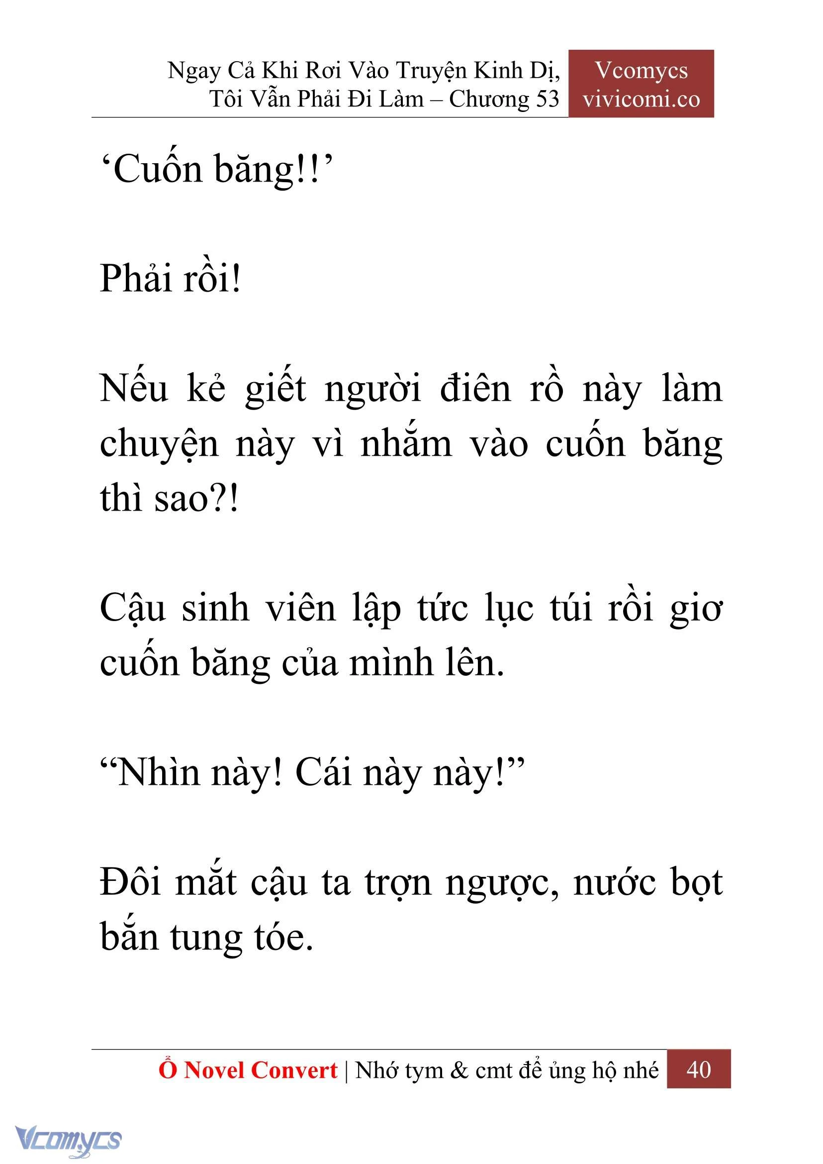 [Novel] Ngay Cả Khi Rơi Vào Truyện Kinh Dị, Tôi Vẫn Phải Đi Làm Chapter  53 - 42