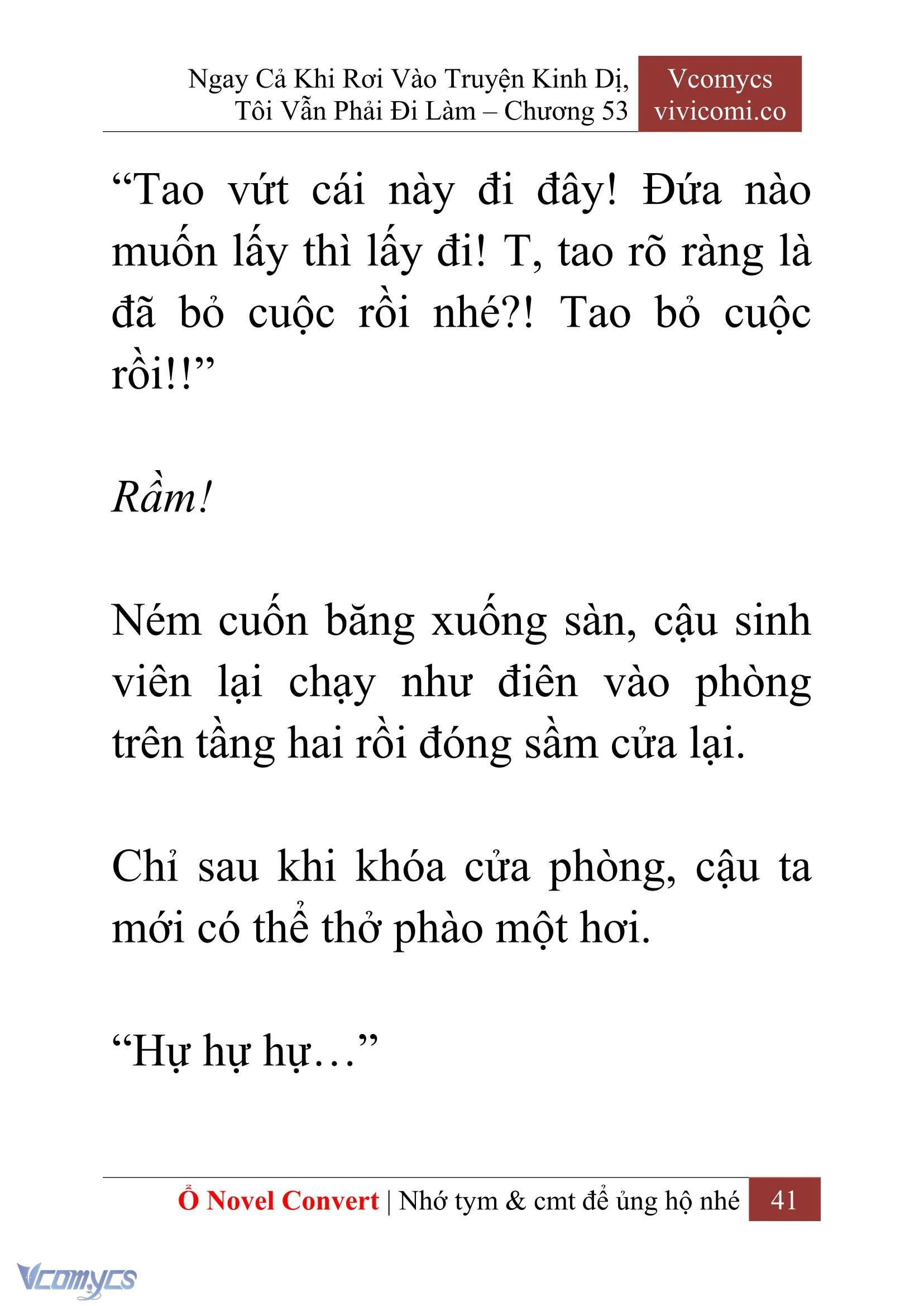 [Novel] Ngay Cả Khi Rơi Vào Truyện Kinh Dị, Tôi Vẫn Phải Đi Làm Chapter  53 - 43