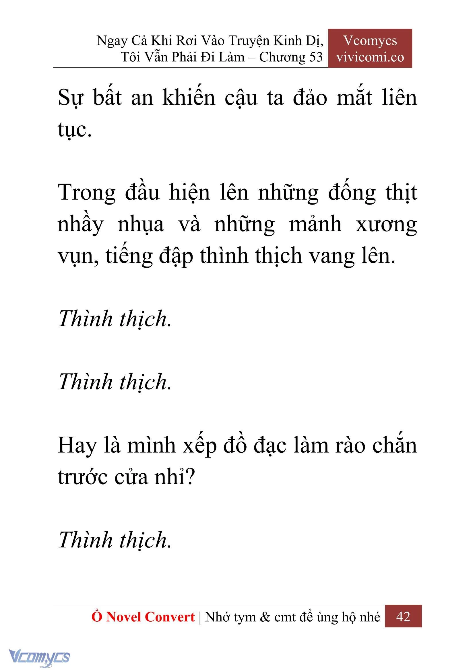 [Novel] Ngay Cả Khi Rơi Vào Truyện Kinh Dị, Tôi Vẫn Phải Đi Làm Chapter  53 - 44