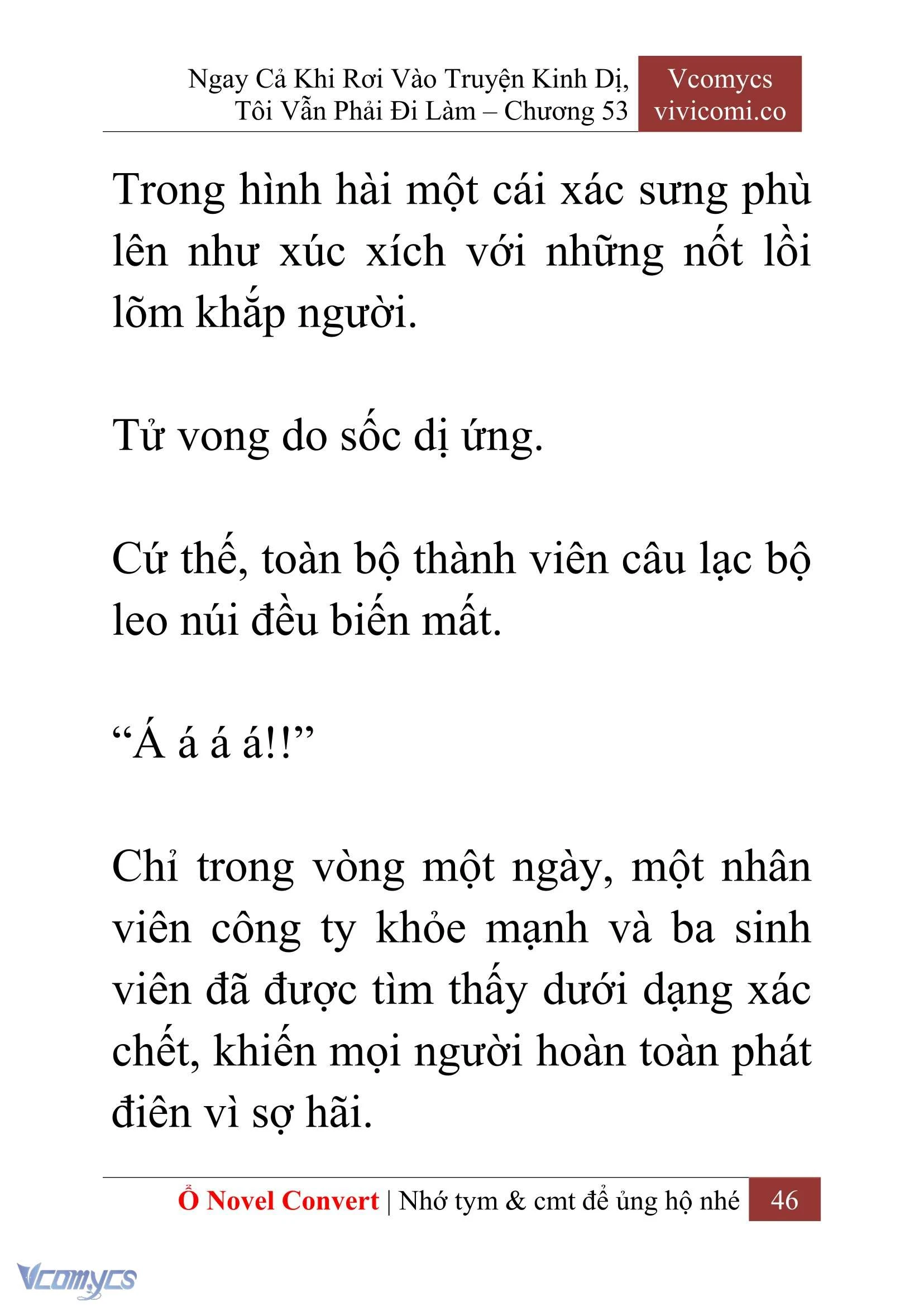 [Novel] Ngay Cả Khi Rơi Vào Truyện Kinh Dị, Tôi Vẫn Phải Đi Làm Chapter  53 - 48