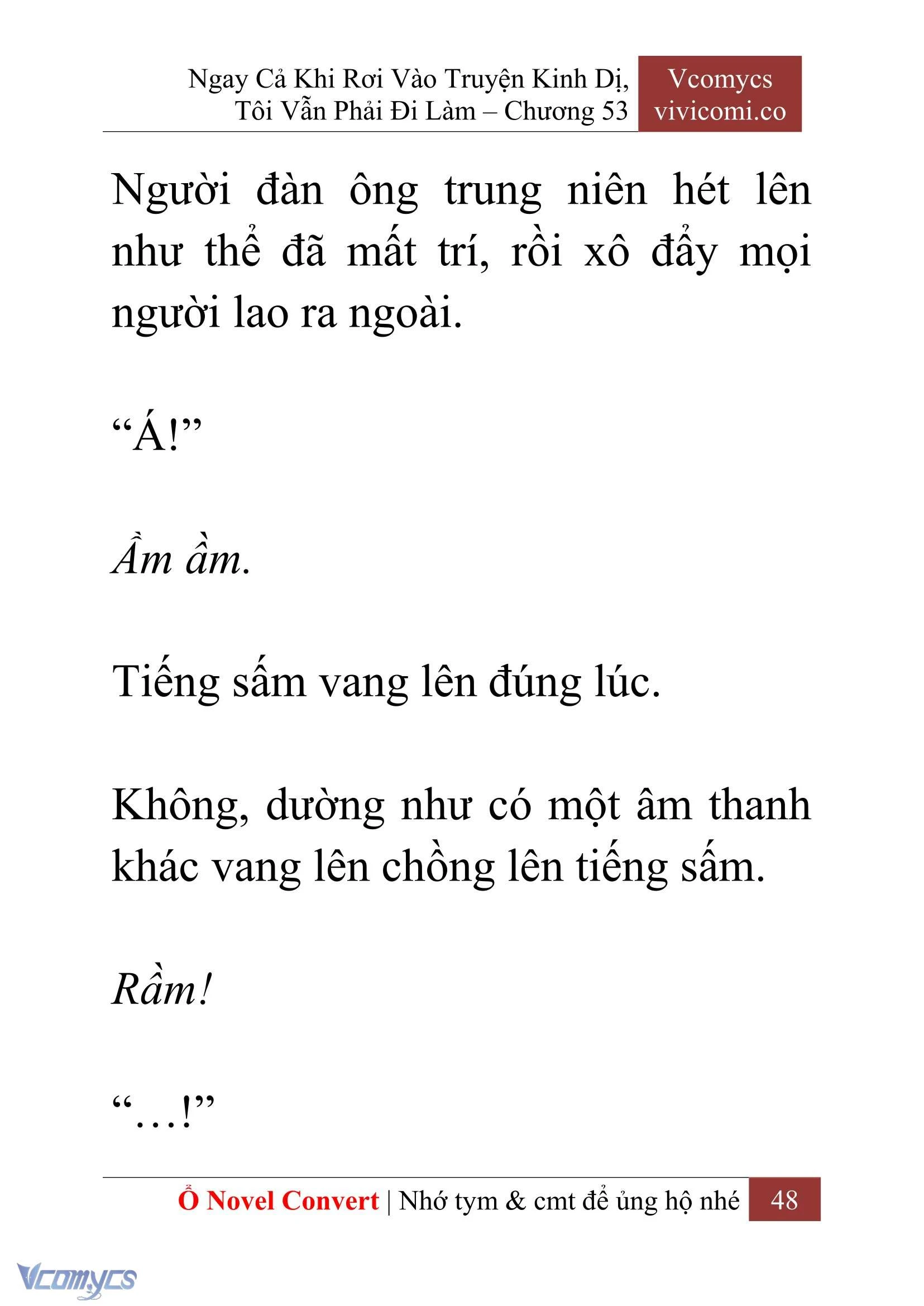 [Novel] Ngay Cả Khi Rơi Vào Truyện Kinh Dị, Tôi Vẫn Phải Đi Làm Chapter  53 - 50