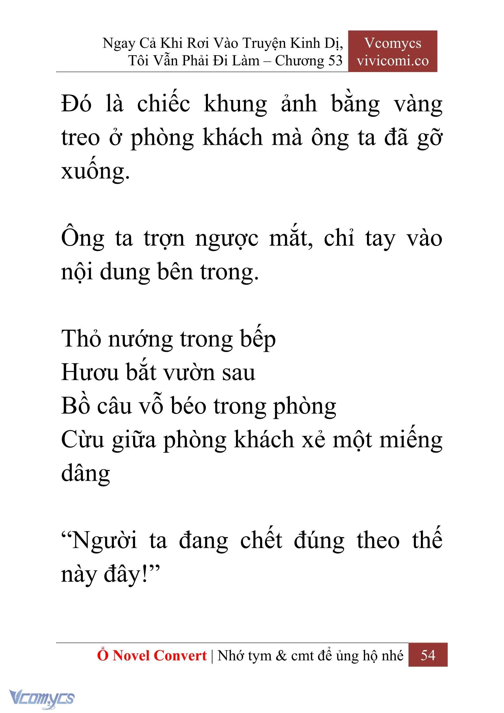 [Novel] Ngay Cả Khi Rơi Vào Truyện Kinh Dị, Tôi Vẫn Phải Đi Làm Chapter  53 - 56