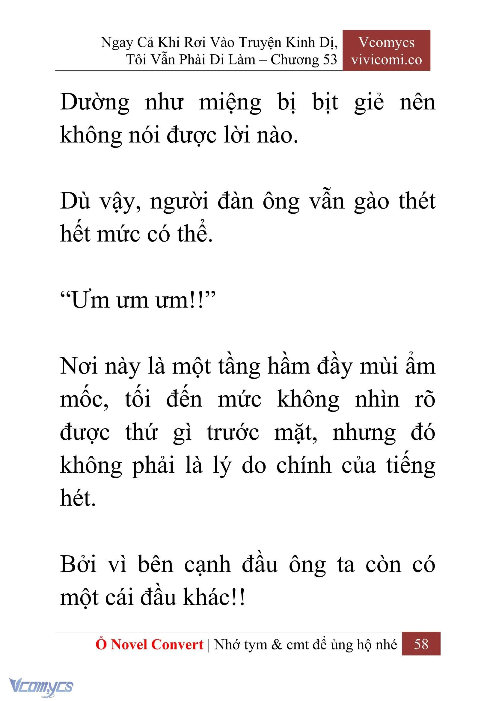 [Novel] Ngay Cả Khi Rơi Vào Truyện Kinh Dị, Tôi Vẫn Phải Đi Làm Chapter  53 - 60