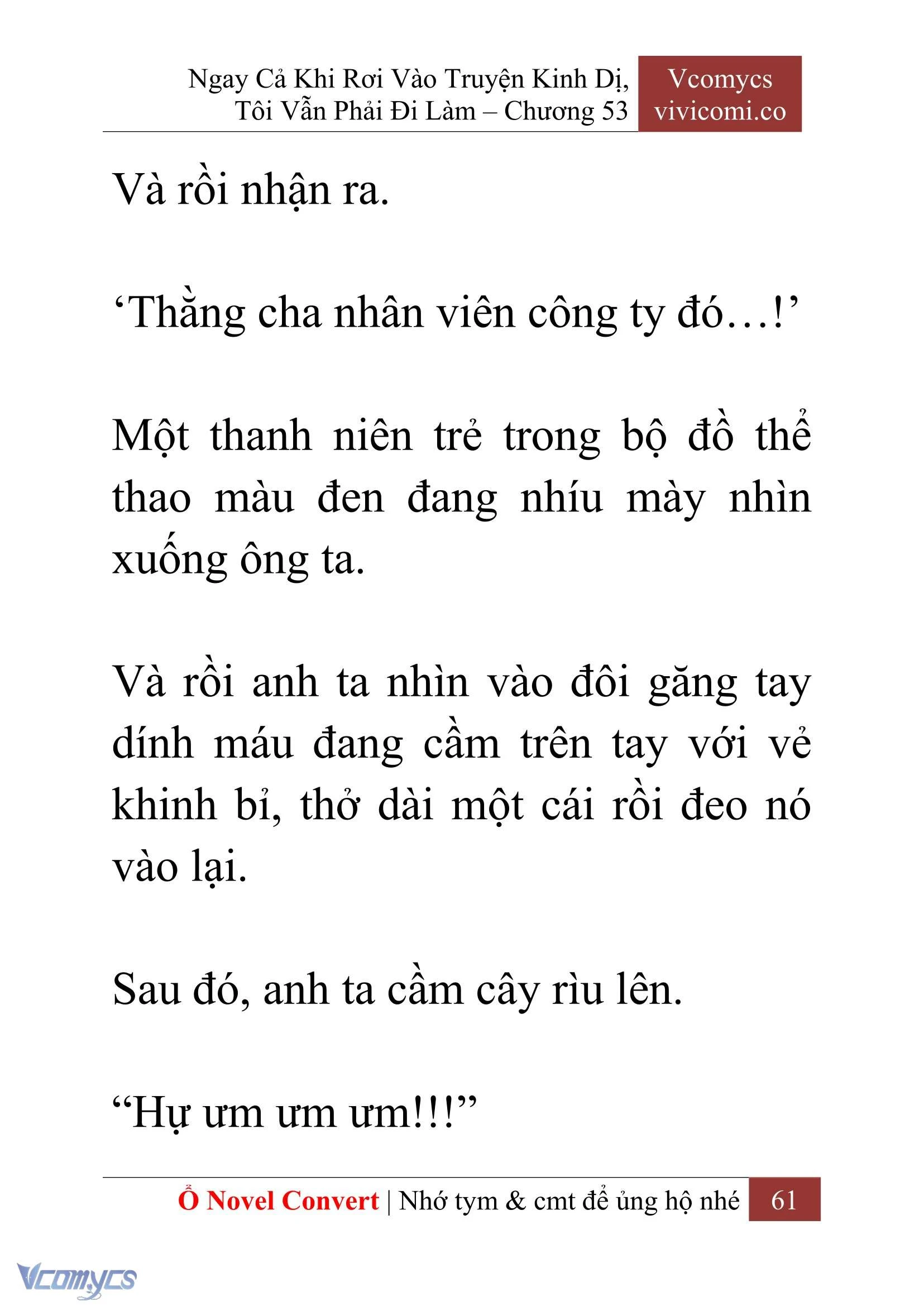 [Novel] Ngay Cả Khi Rơi Vào Truyện Kinh Dị, Tôi Vẫn Phải Đi Làm Chapter  53 - 63
