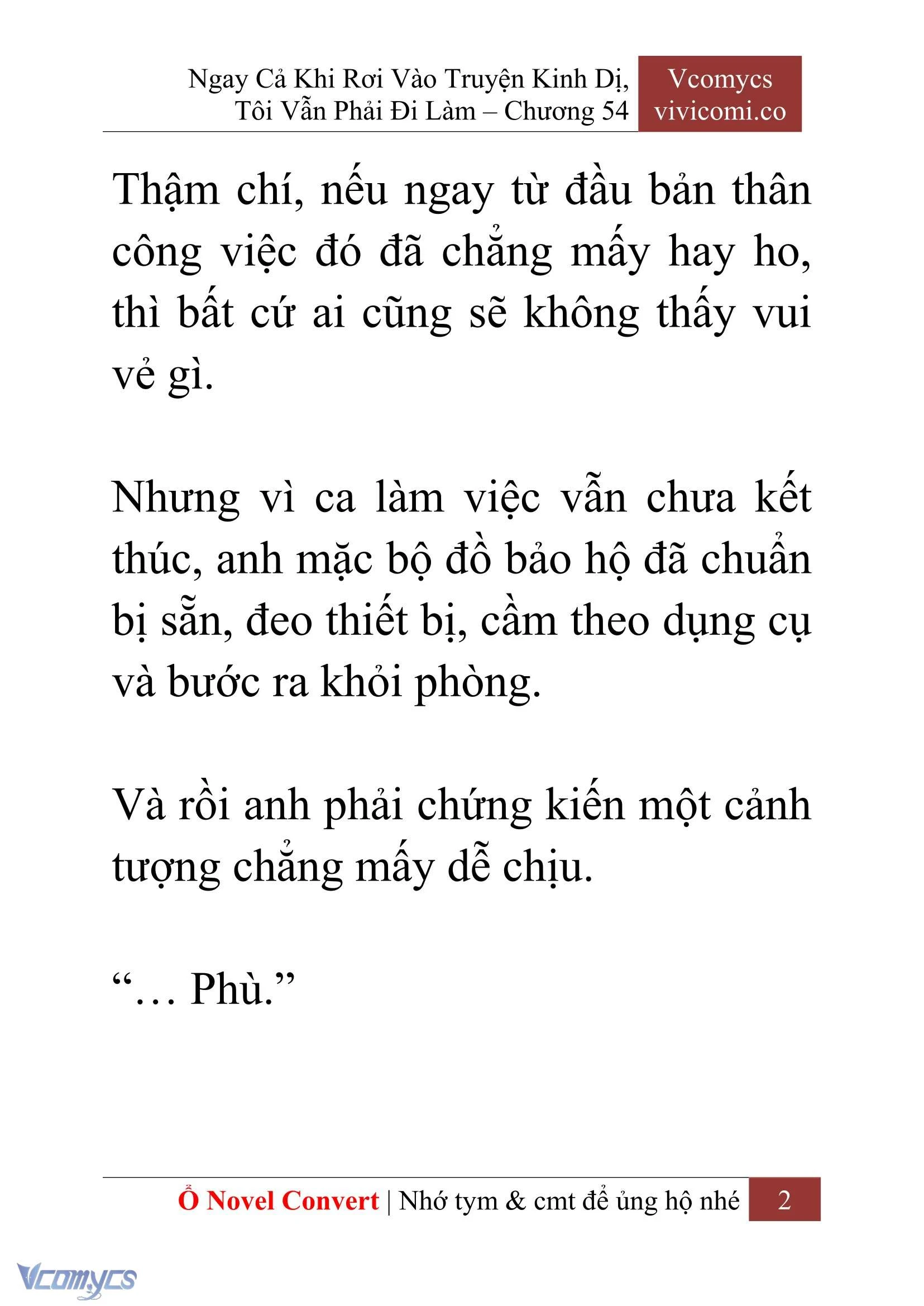 [Novel] Ngay Cả Khi Rơi Vào Truyện Kinh Dị, Tôi Vẫn Phải Đi Làm Chapter  54 - 4