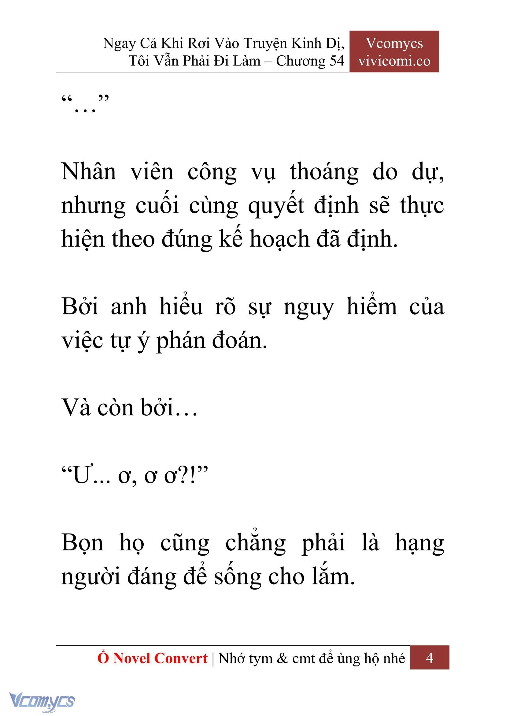 [Novel] Ngay Cả Khi Rơi Vào Truyện Kinh Dị, Tôi Vẫn Phải Đi Làm Chapter  54 - 6