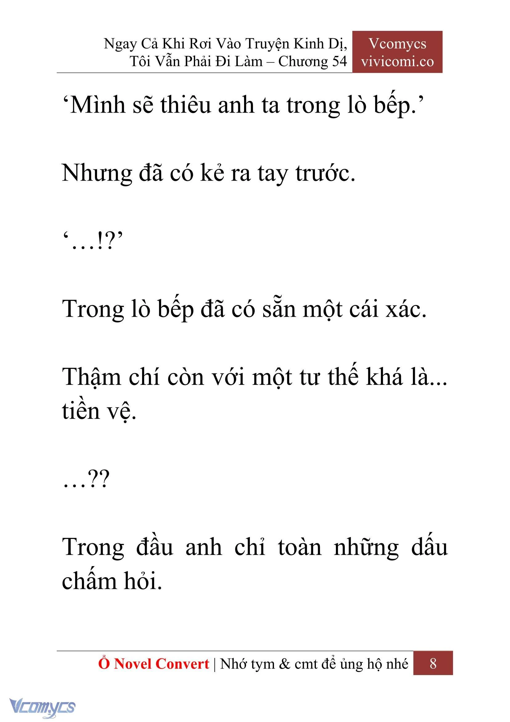 [Novel] Ngay Cả Khi Rơi Vào Truyện Kinh Dị, Tôi Vẫn Phải Đi Làm Chapter  54 - 10