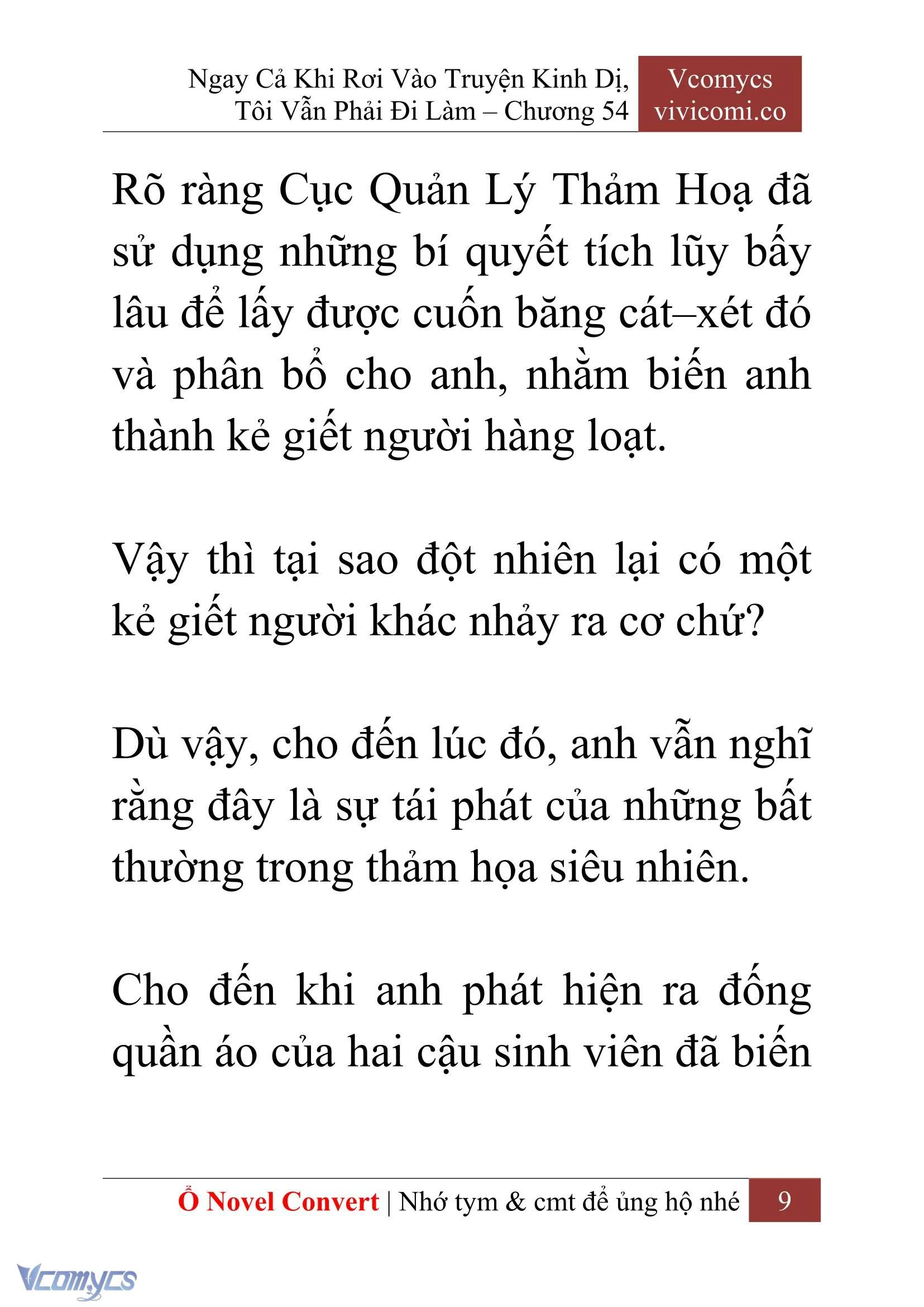 [Novel] Ngay Cả Khi Rơi Vào Truyện Kinh Dị, Tôi Vẫn Phải Đi Làm Chapter  54 - 11