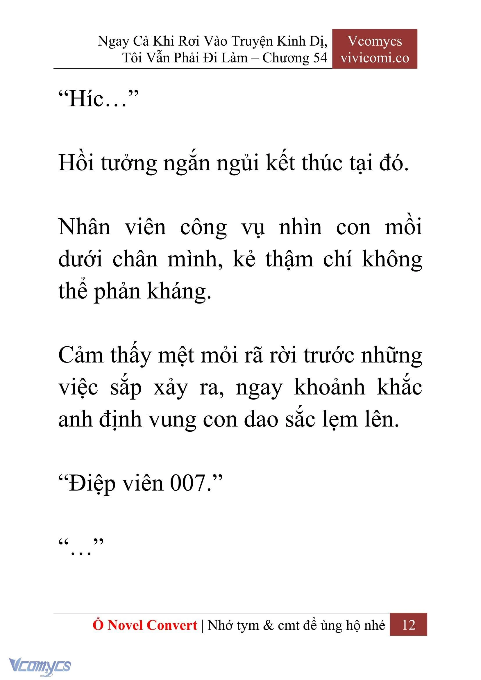[Novel] Ngay Cả Khi Rơi Vào Truyện Kinh Dị, Tôi Vẫn Phải Đi Làm Chapter  54 - 14