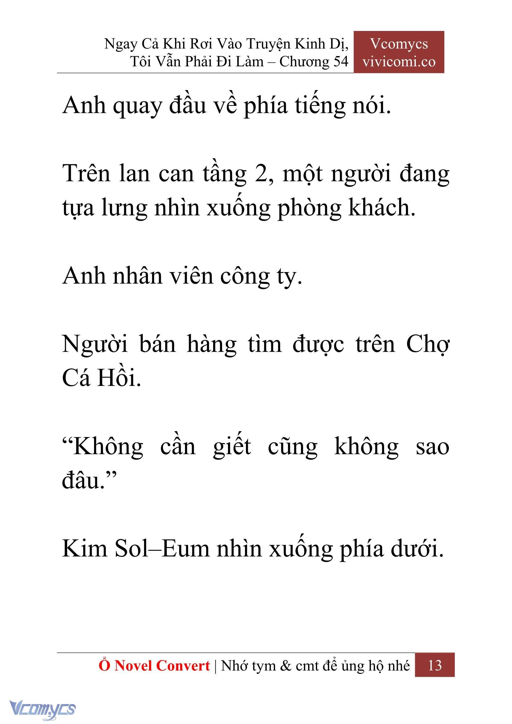 [Novel] Ngay Cả Khi Rơi Vào Truyện Kinh Dị, Tôi Vẫn Phải Đi Làm Chapter  54 - 15