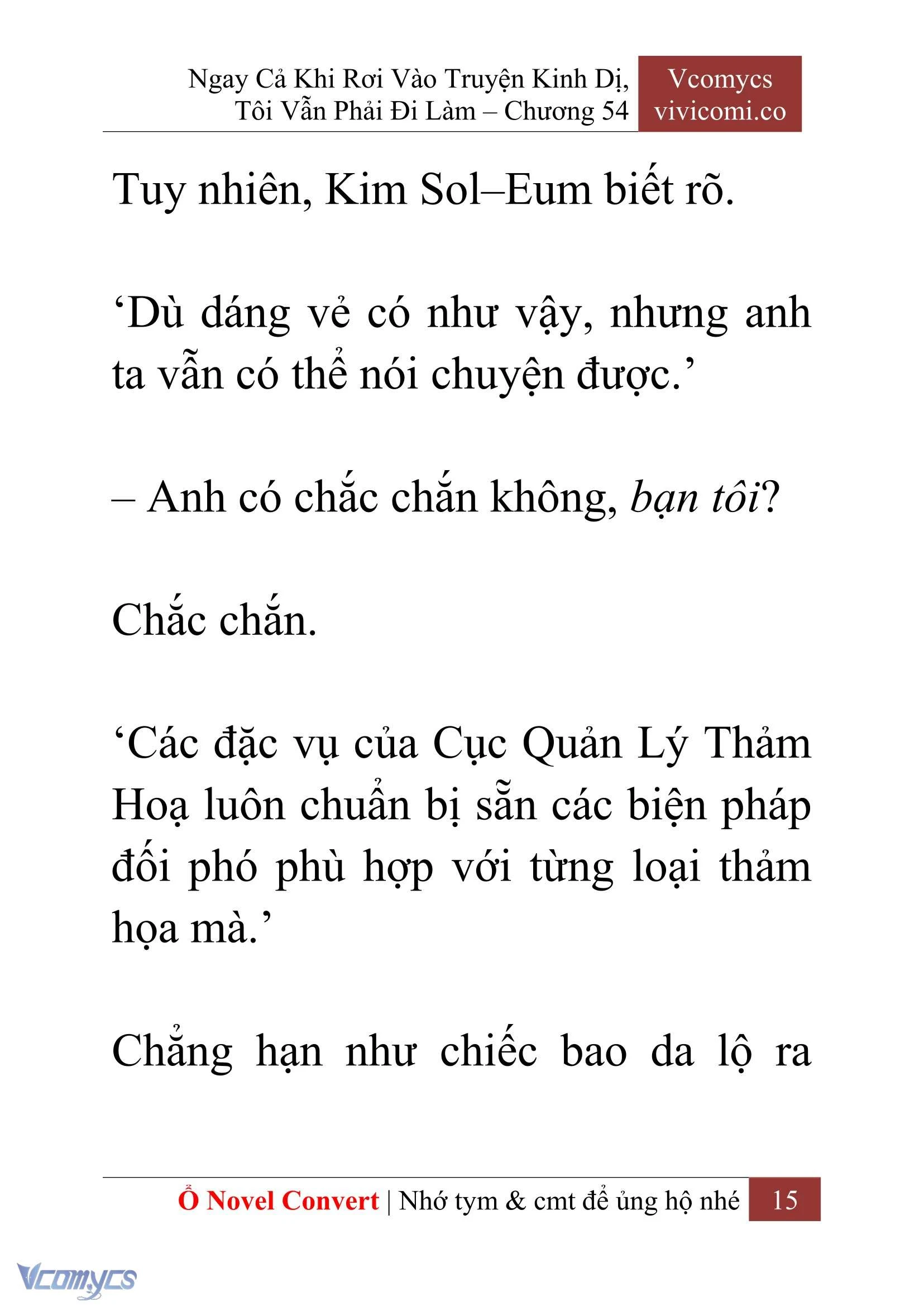 [Novel] Ngay Cả Khi Rơi Vào Truyện Kinh Dị, Tôi Vẫn Phải Đi Làm Chapter  54 - 17