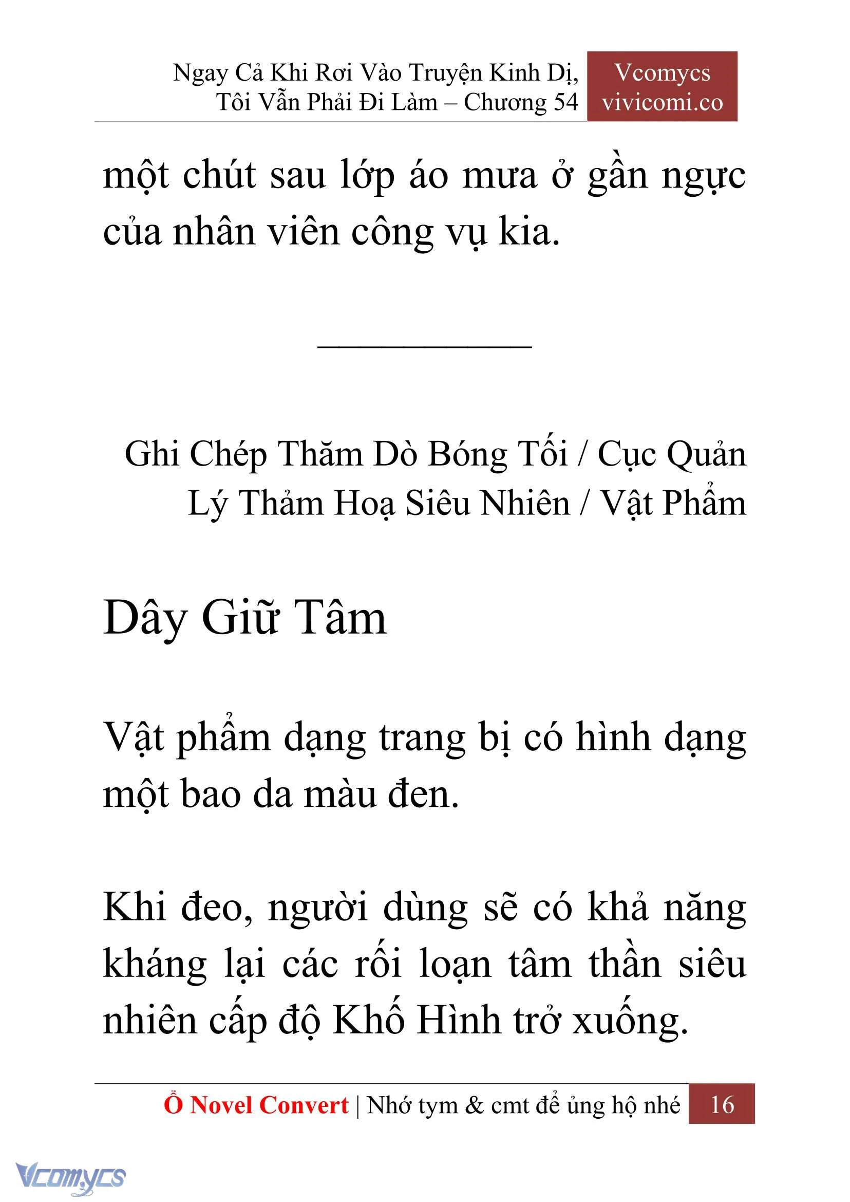 [Novel] Ngay Cả Khi Rơi Vào Truyện Kinh Dị, Tôi Vẫn Phải Đi Làm Chapter  54 - 18