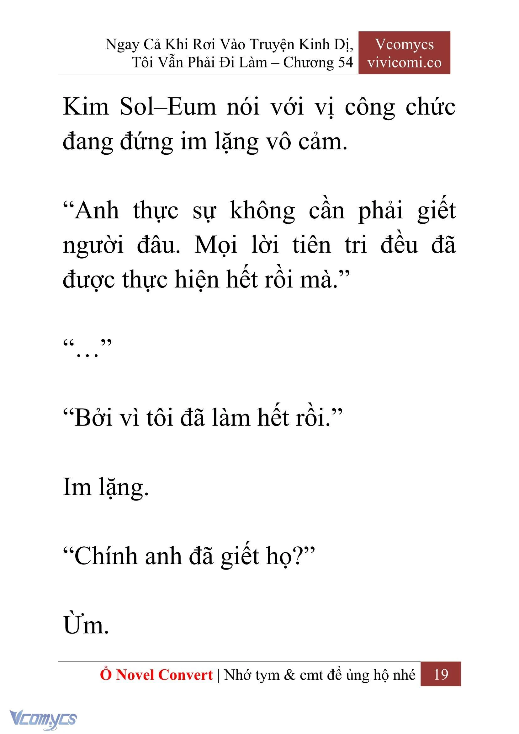 [Novel] Ngay Cả Khi Rơi Vào Truyện Kinh Dị, Tôi Vẫn Phải Đi Làm Chapter  54 - 21