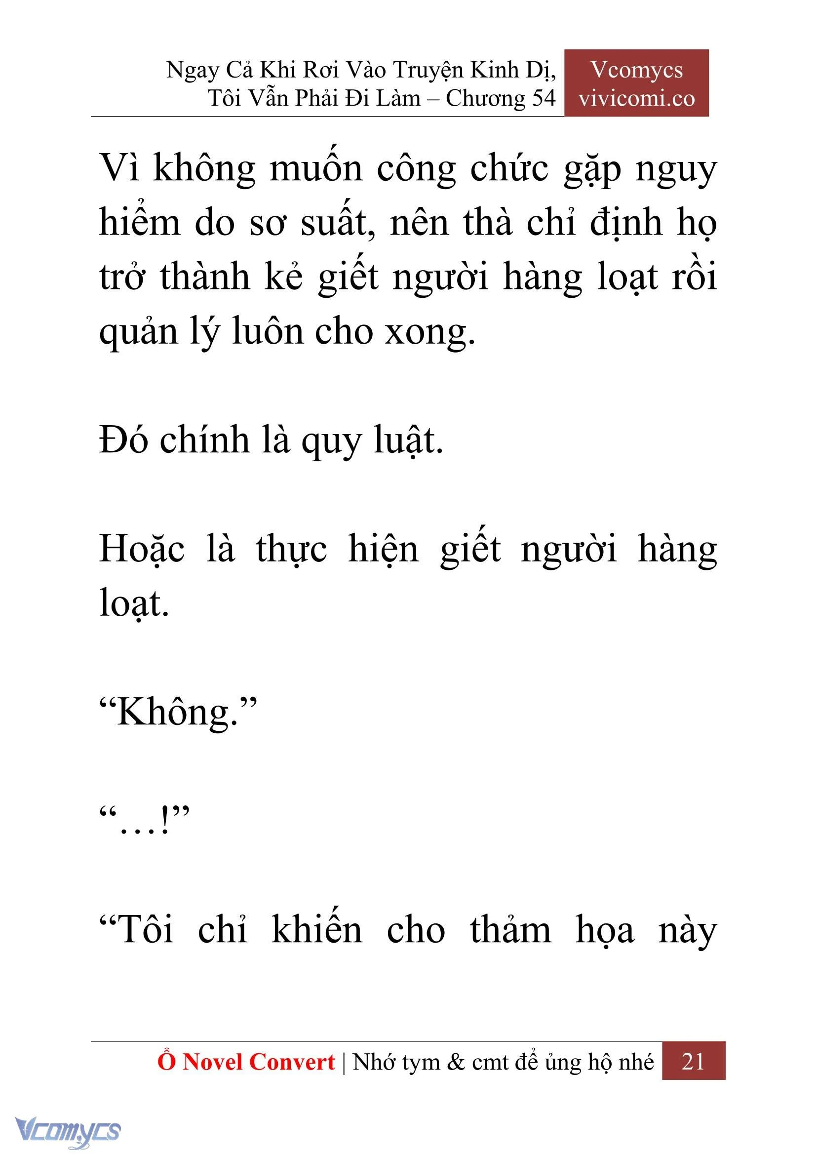 [Novel] Ngay Cả Khi Rơi Vào Truyện Kinh Dị, Tôi Vẫn Phải Đi Làm Chapter  54 - 23